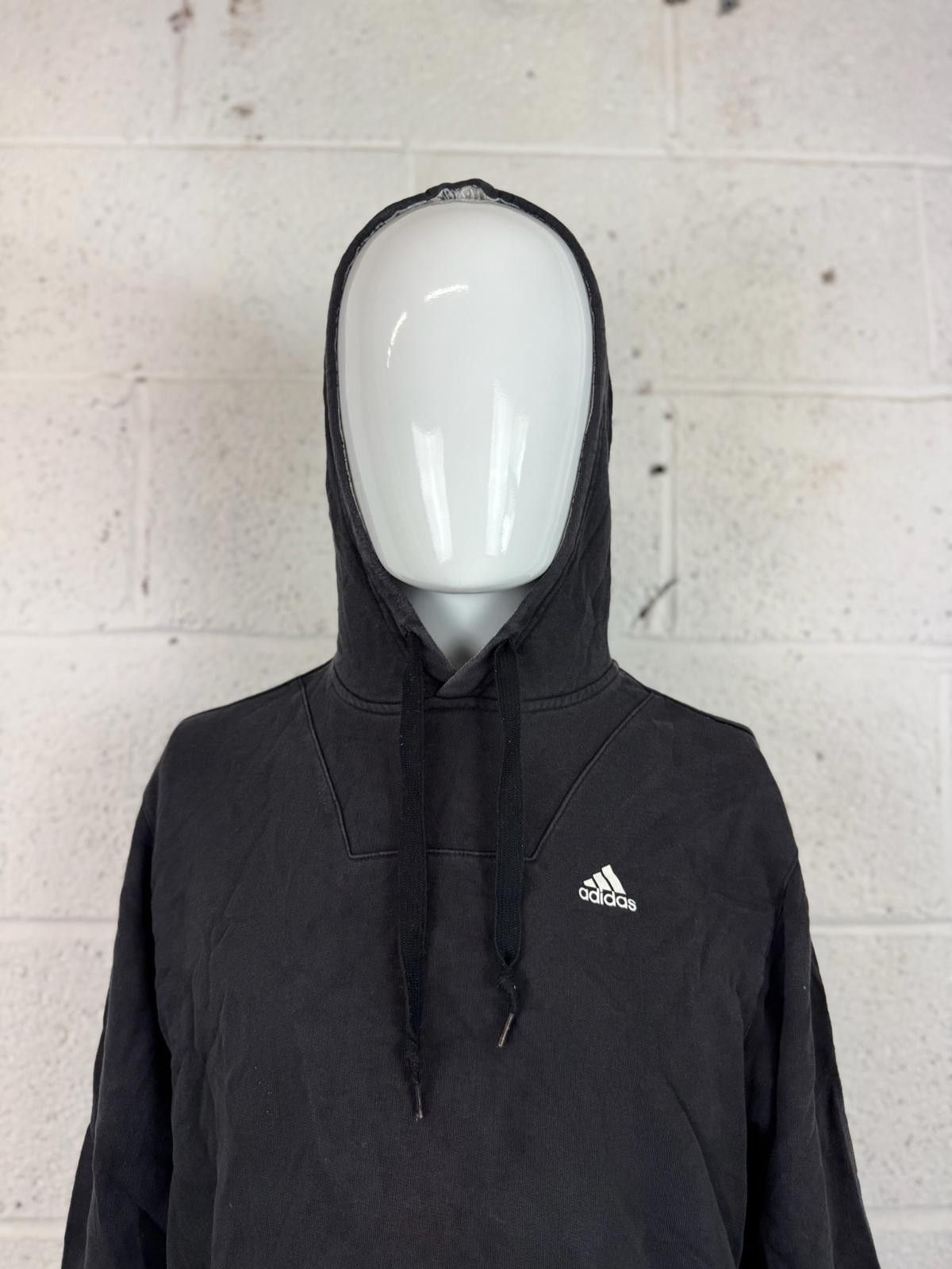 Adidas Adidas Black Pullover Hoodie with Logo Mens Size M Size US M / EU 48-50 / 2 - 3 Thumbnail