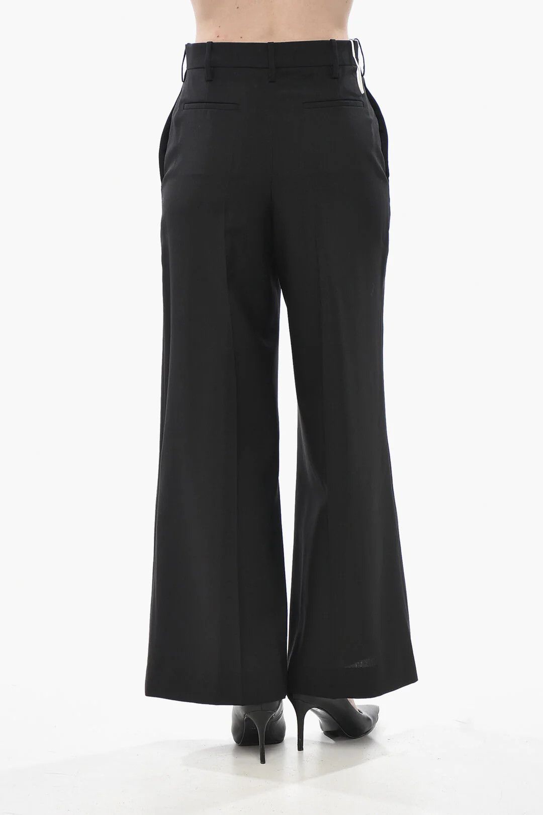 Marni og1mm0326 Virgin Wool 4-Pocket Pant in Black Size 26" / US 2 / IT 38 - 2 Thumbnail
