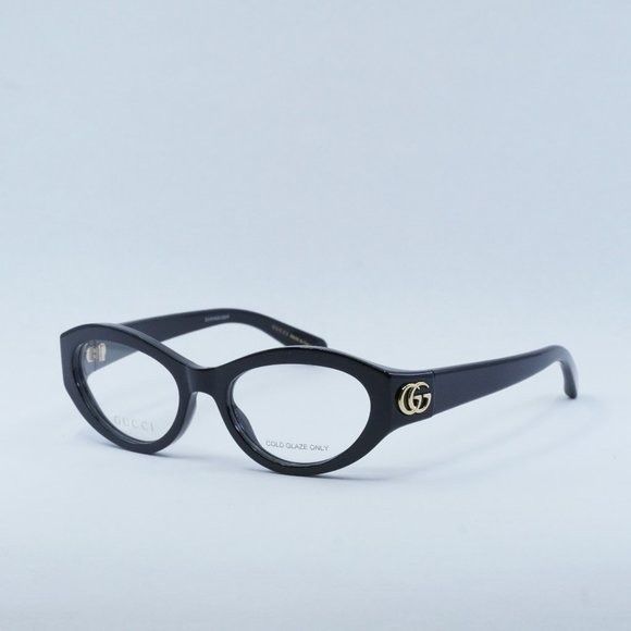 image of New Gucci Gg1405O 001 Black Eyeglasses, Women's
