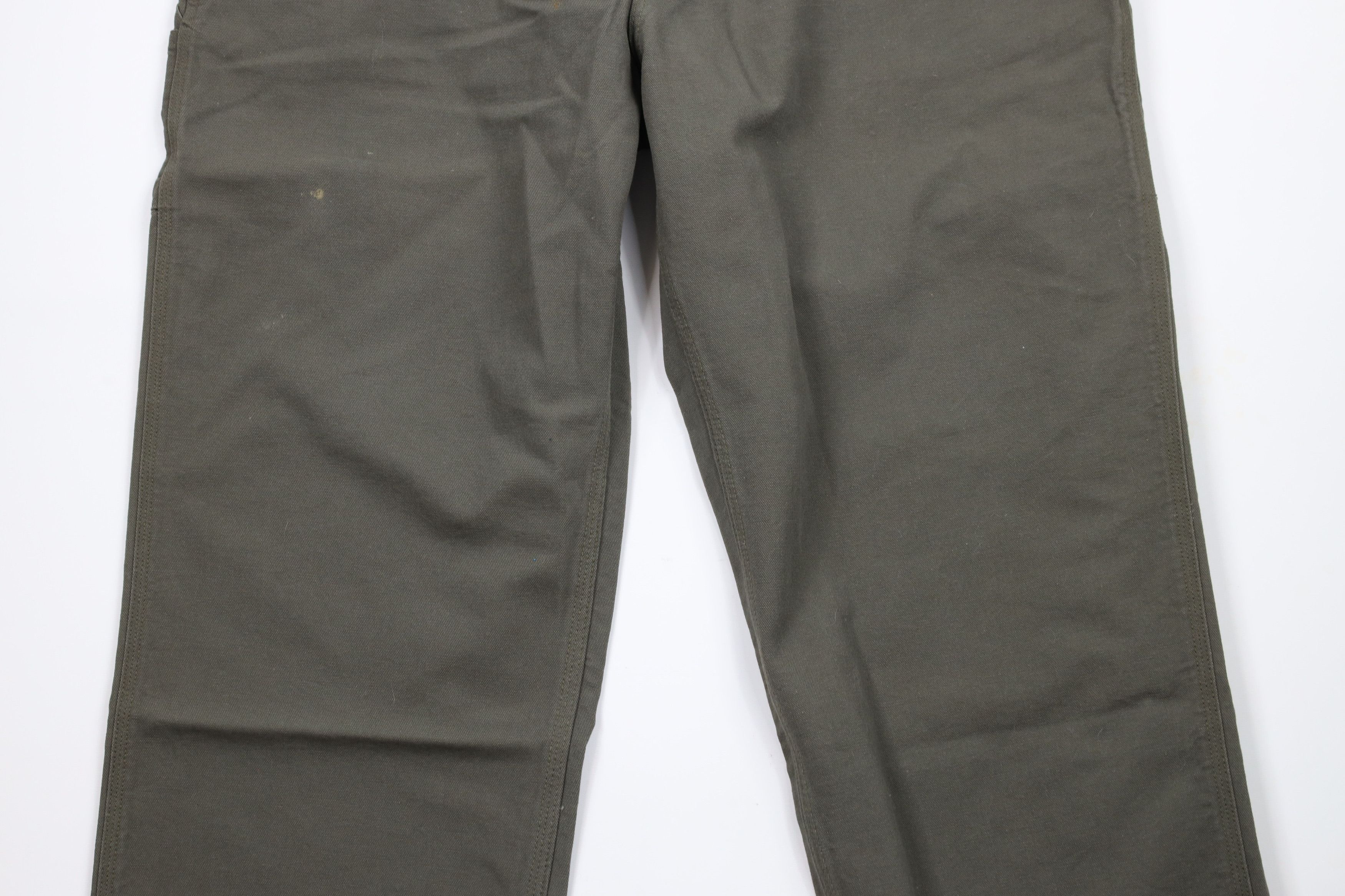 Carhartt × Vintage Vintage Carhartt Wide Leg Original Dungaree Pants Moss Green Size US 42 / EU 58 - 3 Thumbnail