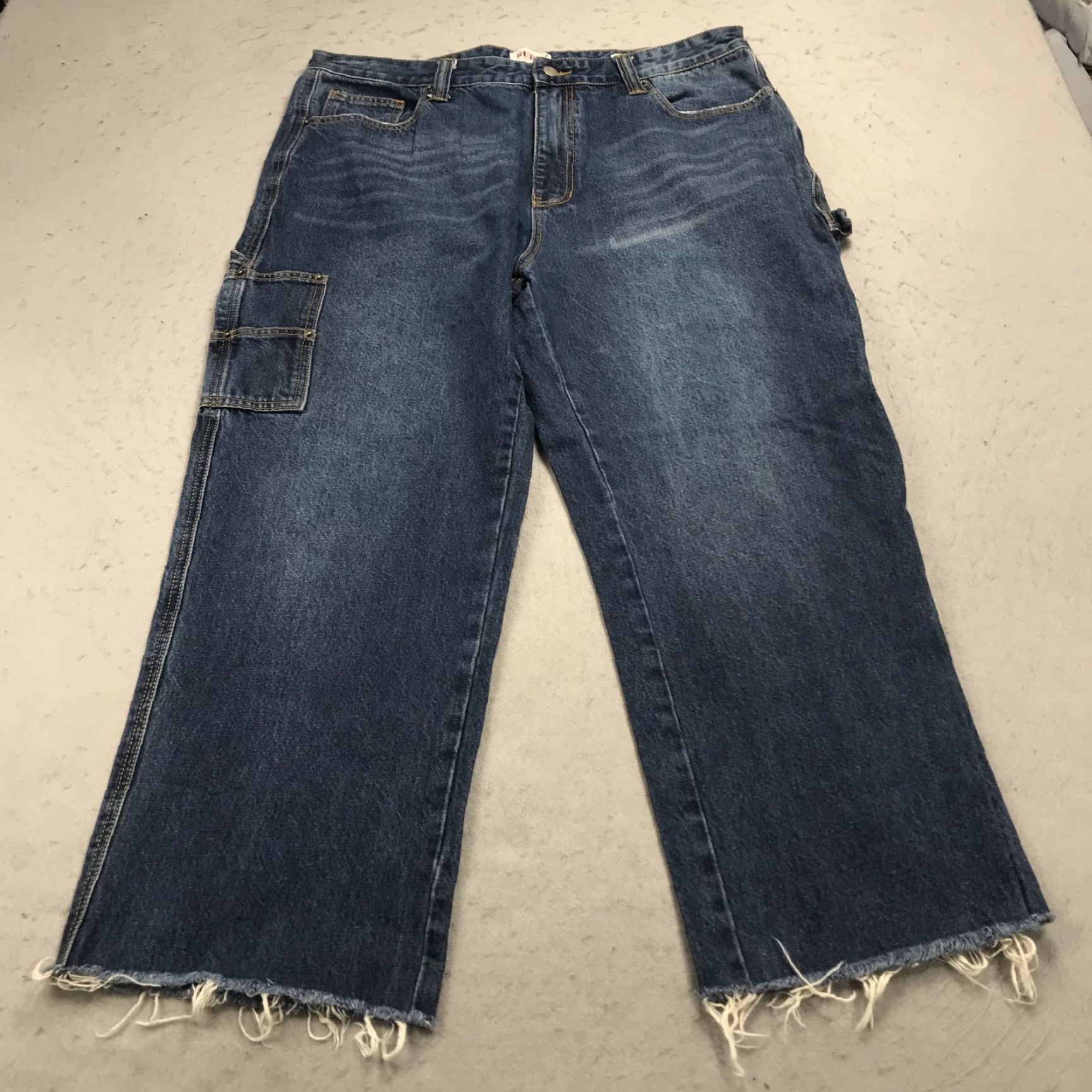 Guess VINTAGE GUESS Jeans Mens 38x28 Blue Carpenter Baggy Loose Denim Hip Hop 90s Mens Jeans Size US 38 / EU 54 - 2 Thumbnail