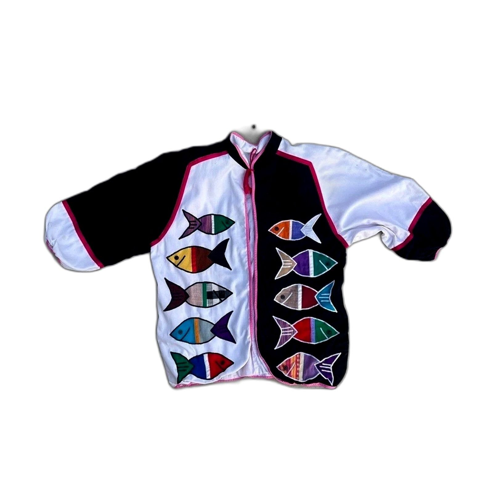 Victorinox Vintage Victor Camarena Mexican Fish Art Jacket Womens L Emb Size US L / EU 52-54 / 3 - 1 Thumbnail