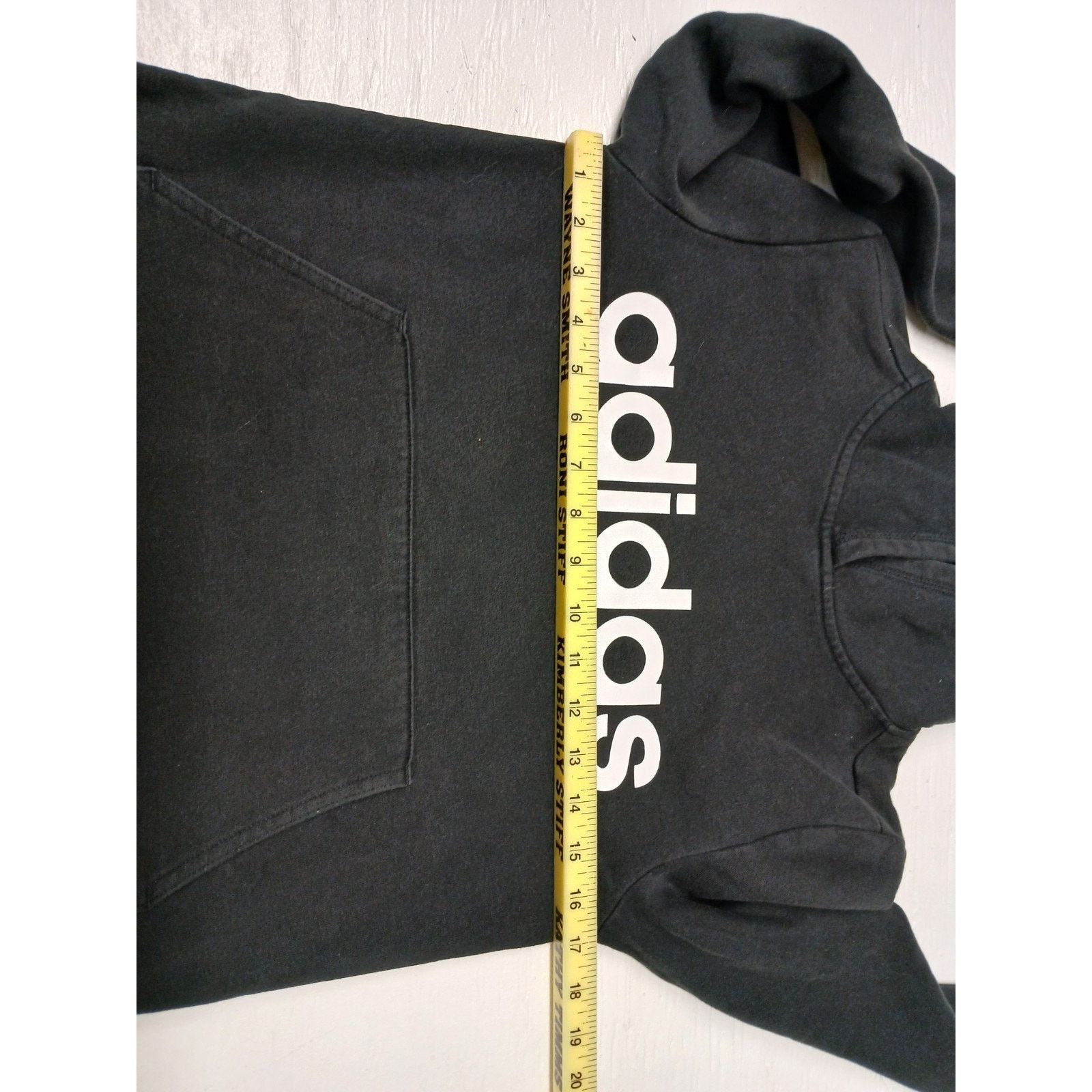 Adidas Adidas Black (Medium) Youth Sportswear Pullover Hoodie Size US M / EU 48-50 / 2 - 3 Thumbnail