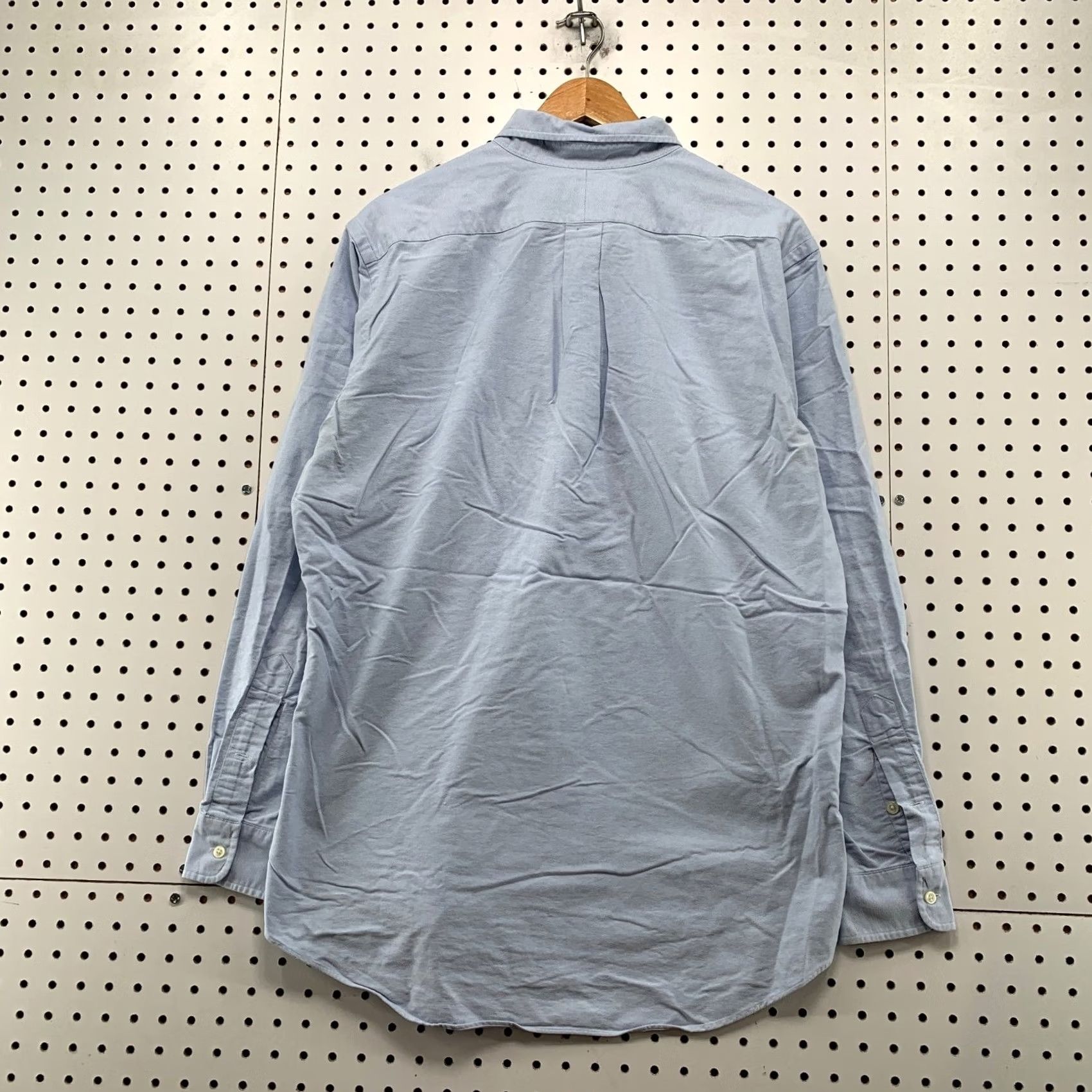 Ralph Lauren Ralph Lauren Button Shirt Mens Medium Blue Long Sleeve School Work Custom Fit Size US M / EU 48-50 / 2 - 2 Thumbnail