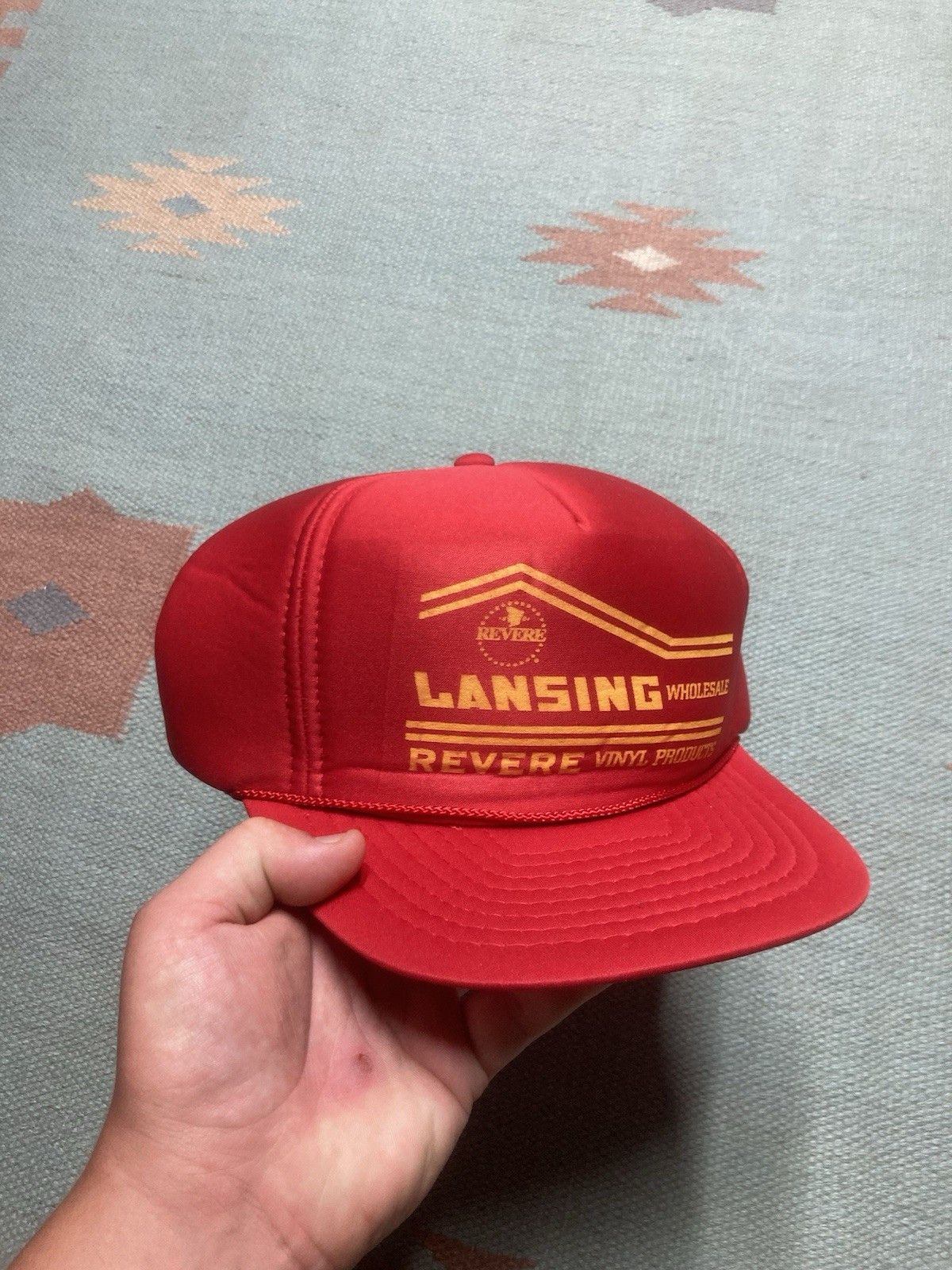 Vintage SnapBack hat Lansing wholesale revere vinyl product Michigan Size ONE SIZE - 1 Thumbnail
