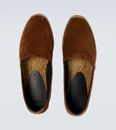 Saint Laurent Paris o1s1wg110724 Espadrilles in Suede in Brown Size US 12.5 / EU 45-46 - 6 Thumbnail