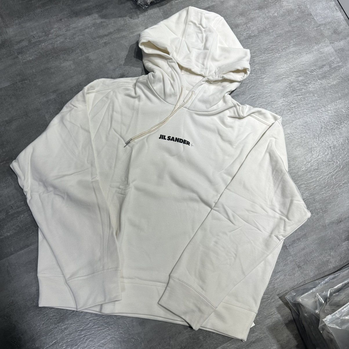 Jil Sander Jil Sander Printed Logo Hoodie Size US XL / EU 56 / 4 - 1 Thumbnail