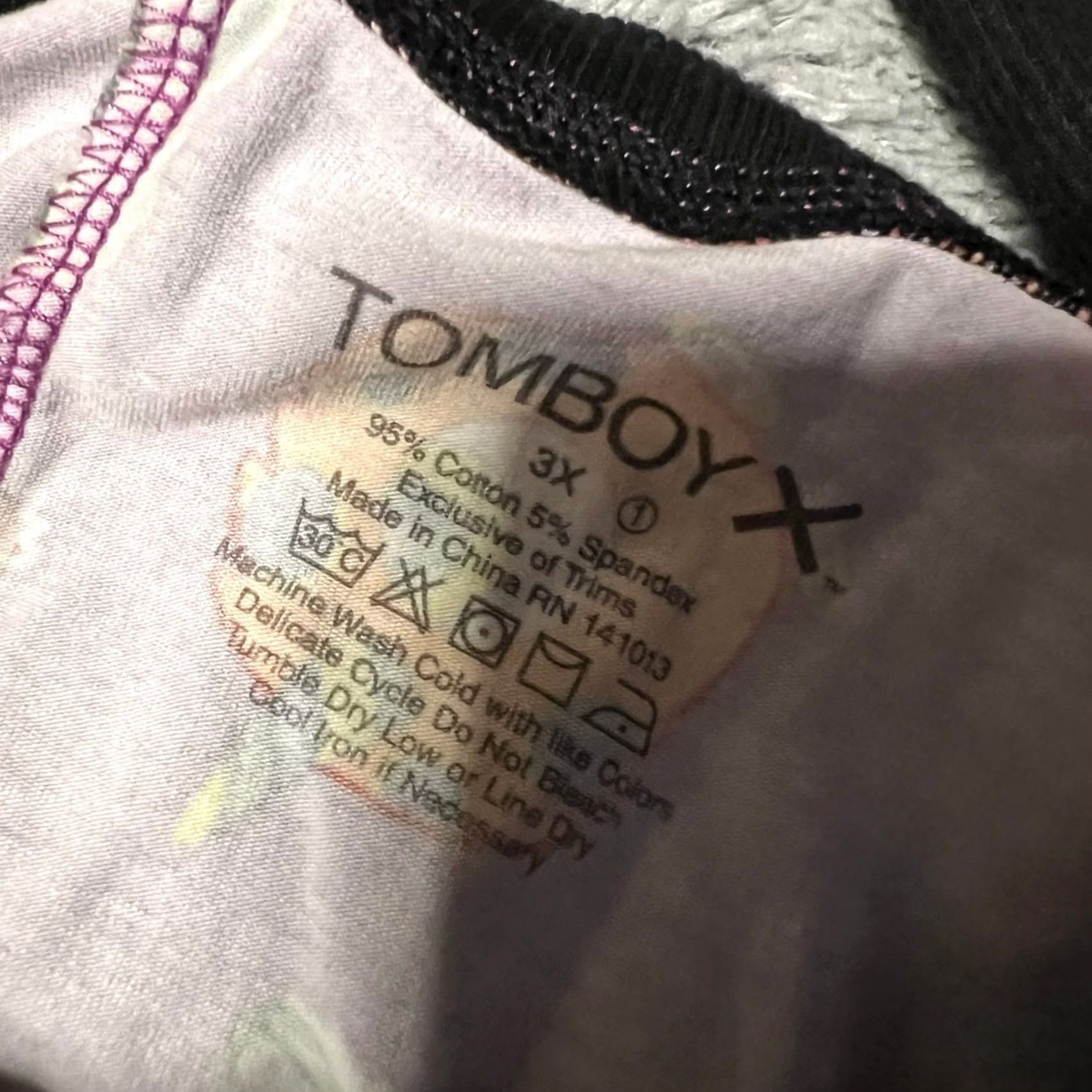 Vintage Tomboy X Pajamas One Piece Womens 3XL Purple All Over Print Alphabet Animal Size ONE SIZE - 7 Thumbnail