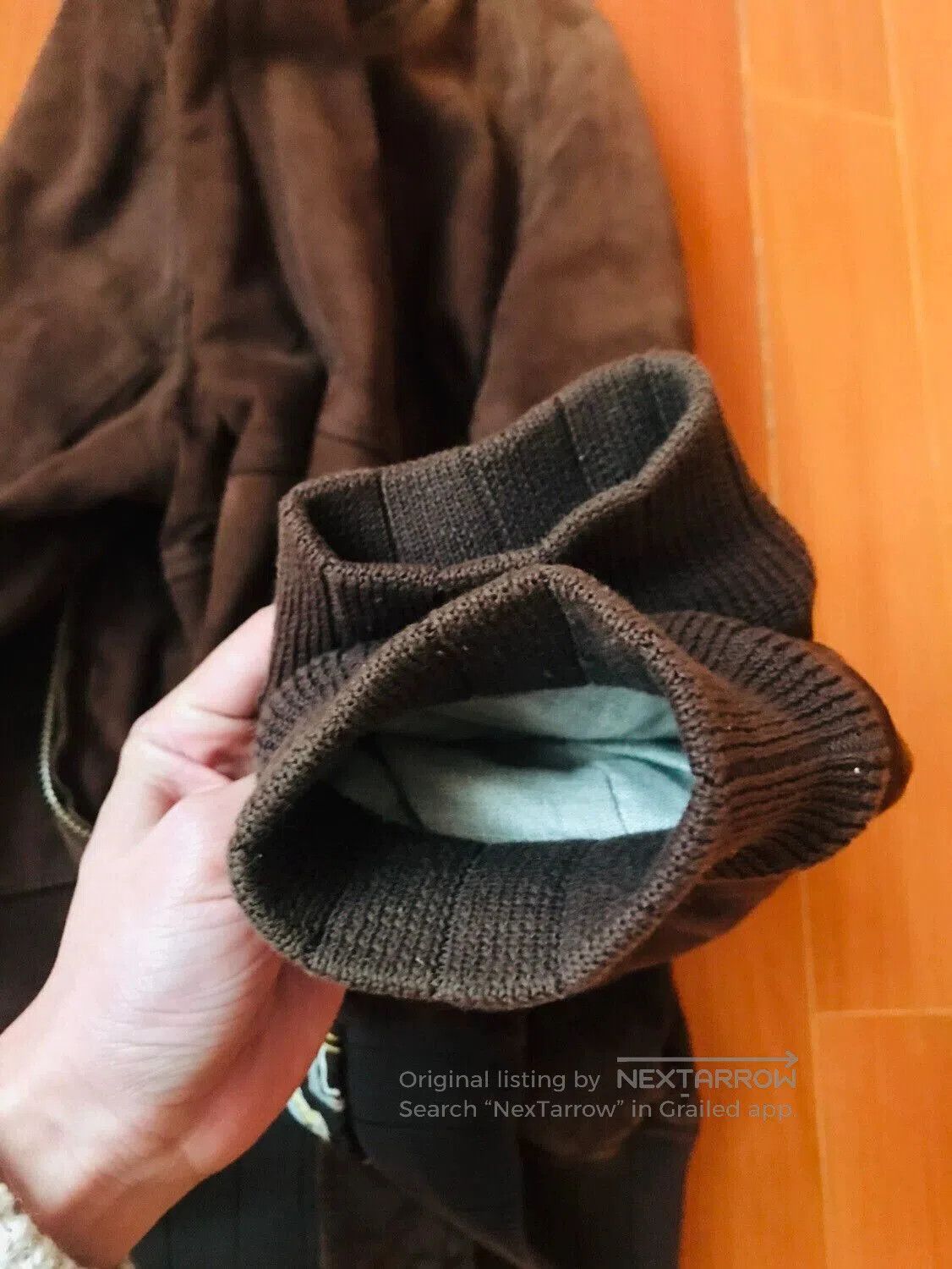Visvim Brown Varsity Bomber Jacket Size S. Size US S / EU 44-46 / 1 - 5 Thumbnail