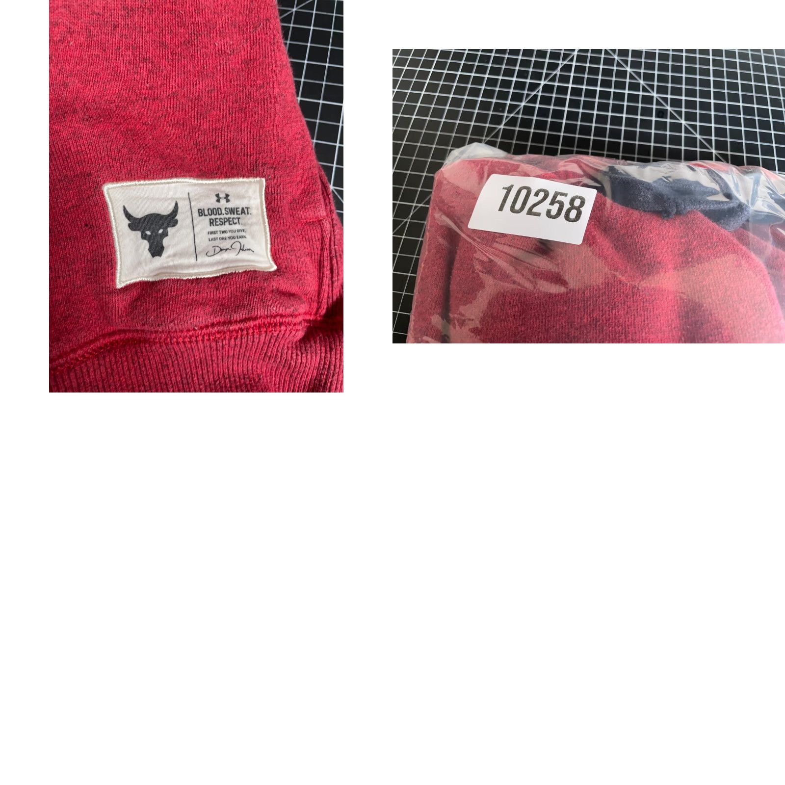 Under Armour Under armour Project Rock Hoodie Mens Large Red Drawstring Pullover Sweatshirt Size US L / EU 52-54 / 3 - 9 Thumbnail