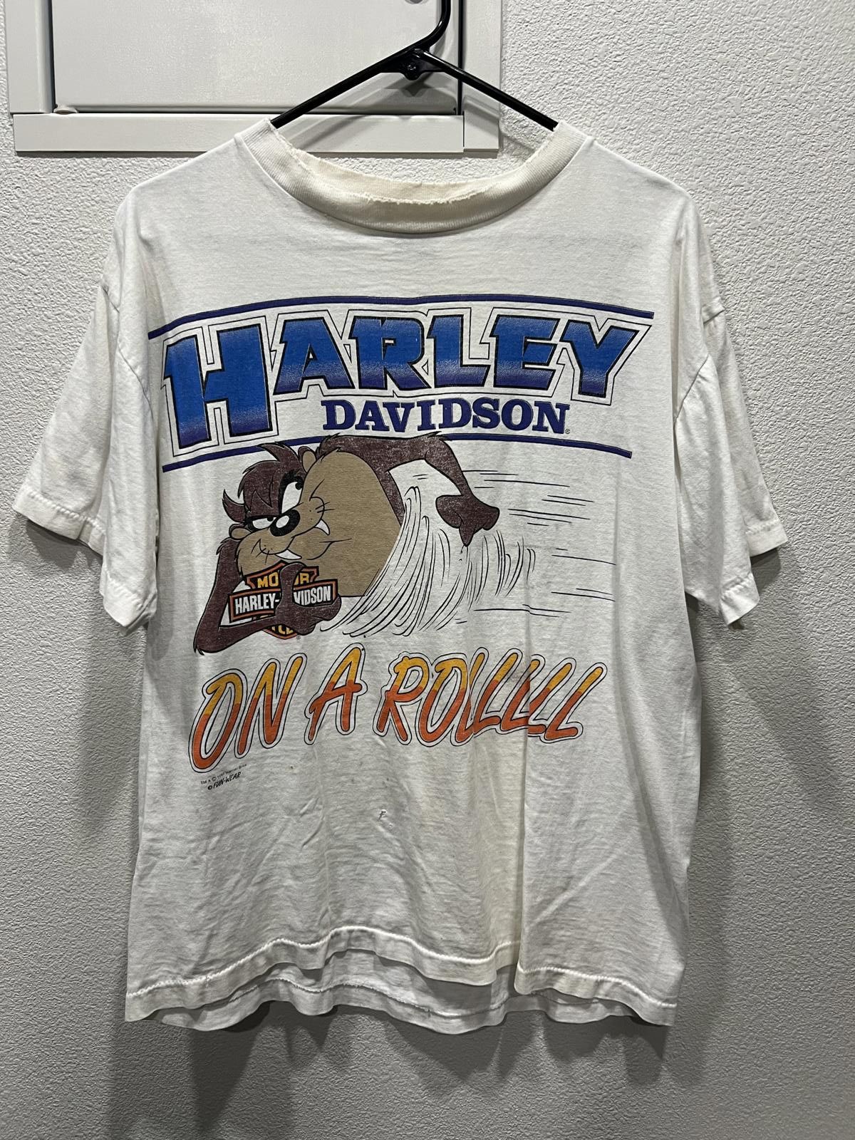 Other 90s Taz Harley Davidson Tee Size US L / EU 52-54 / 3 - 1 Thumbnail