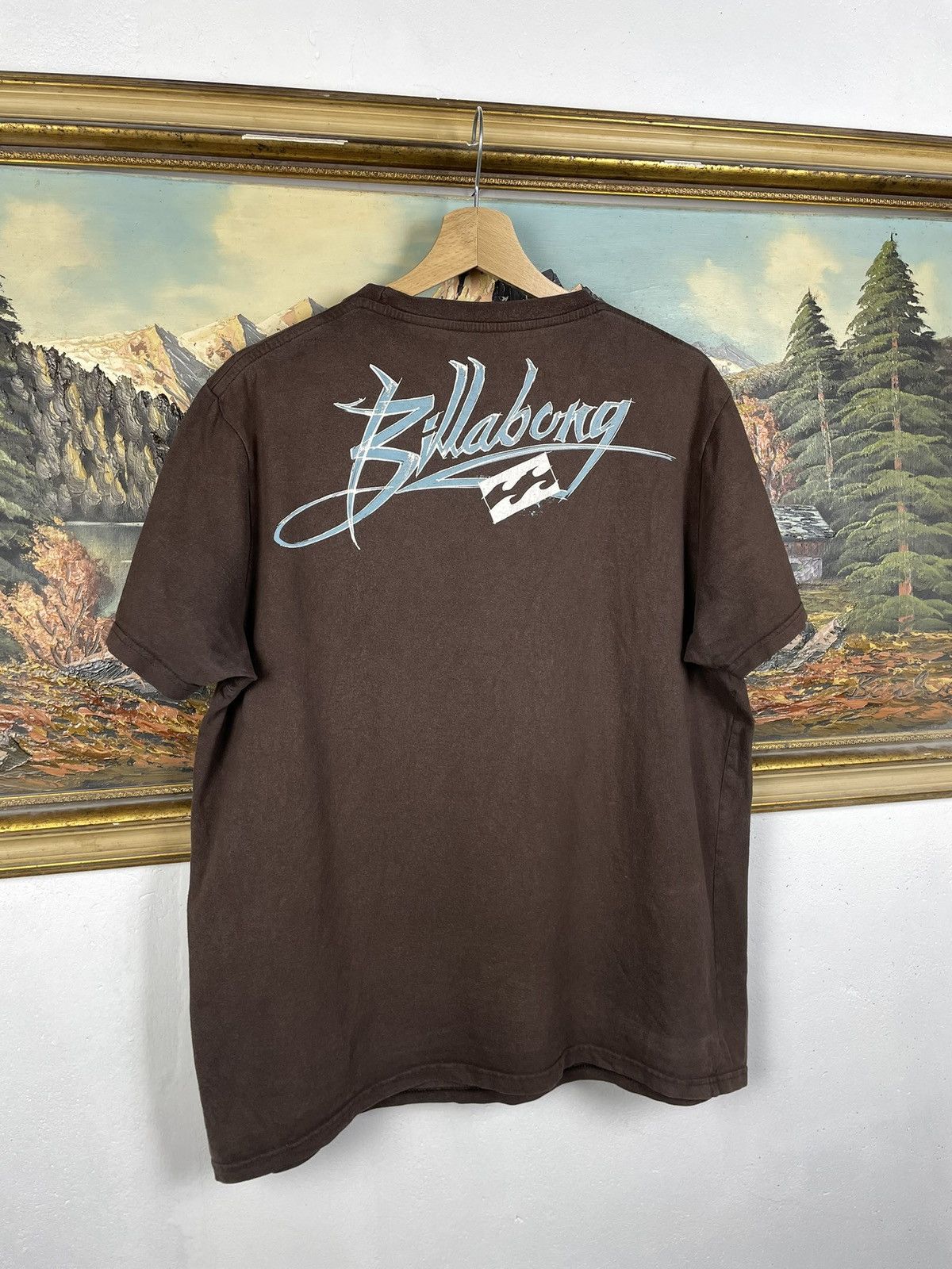 Billabong Billabong Vintage Y2k Surf Skate Brown Tee Size US M / EU 48-50 / 2 - 8 Thumbnail