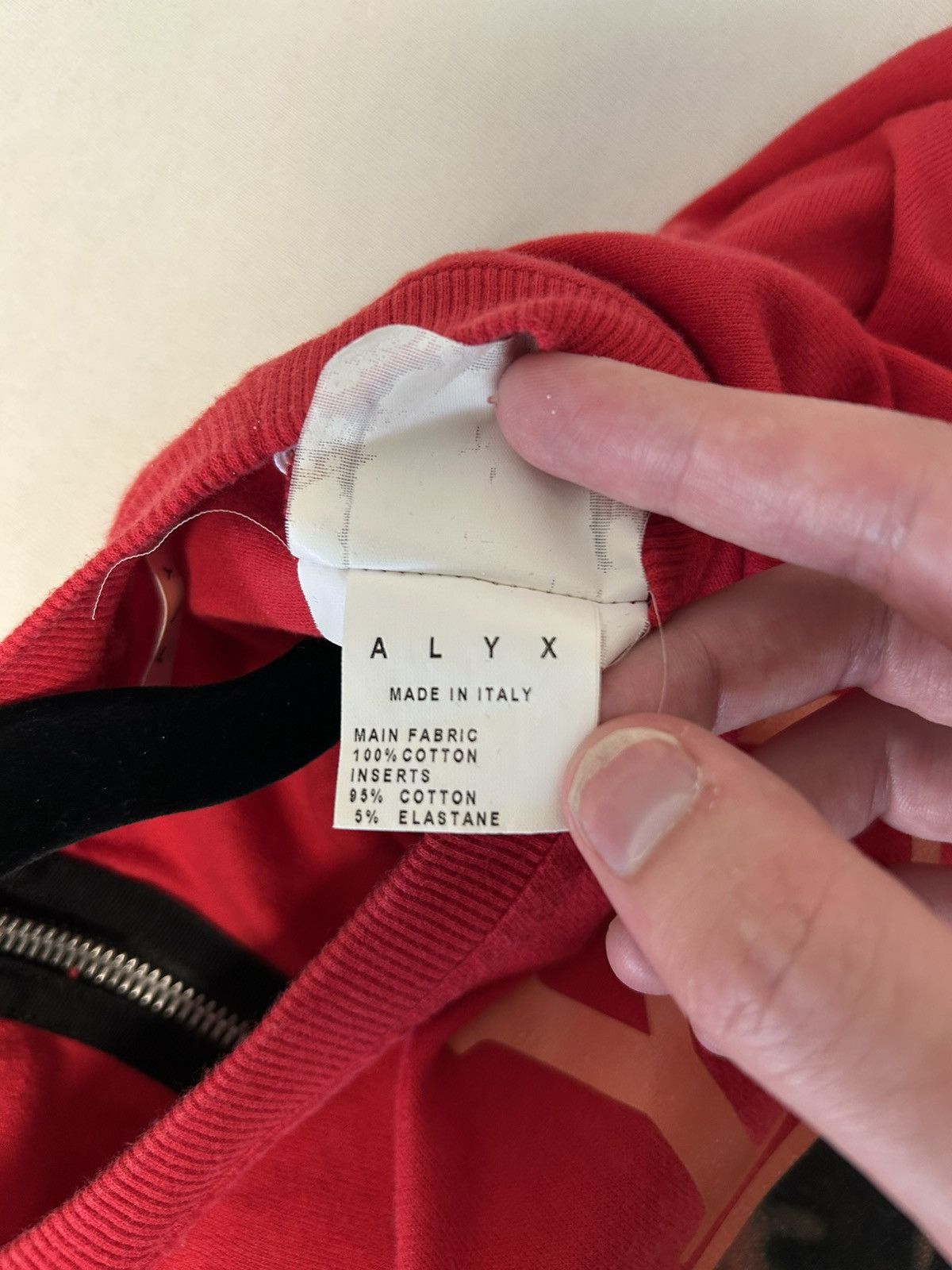 Alyx Alyx 2017 Open Back Zip Tee Rot ❤️ Size US L / EU 52-54 / 3 - 9 Thumbnail