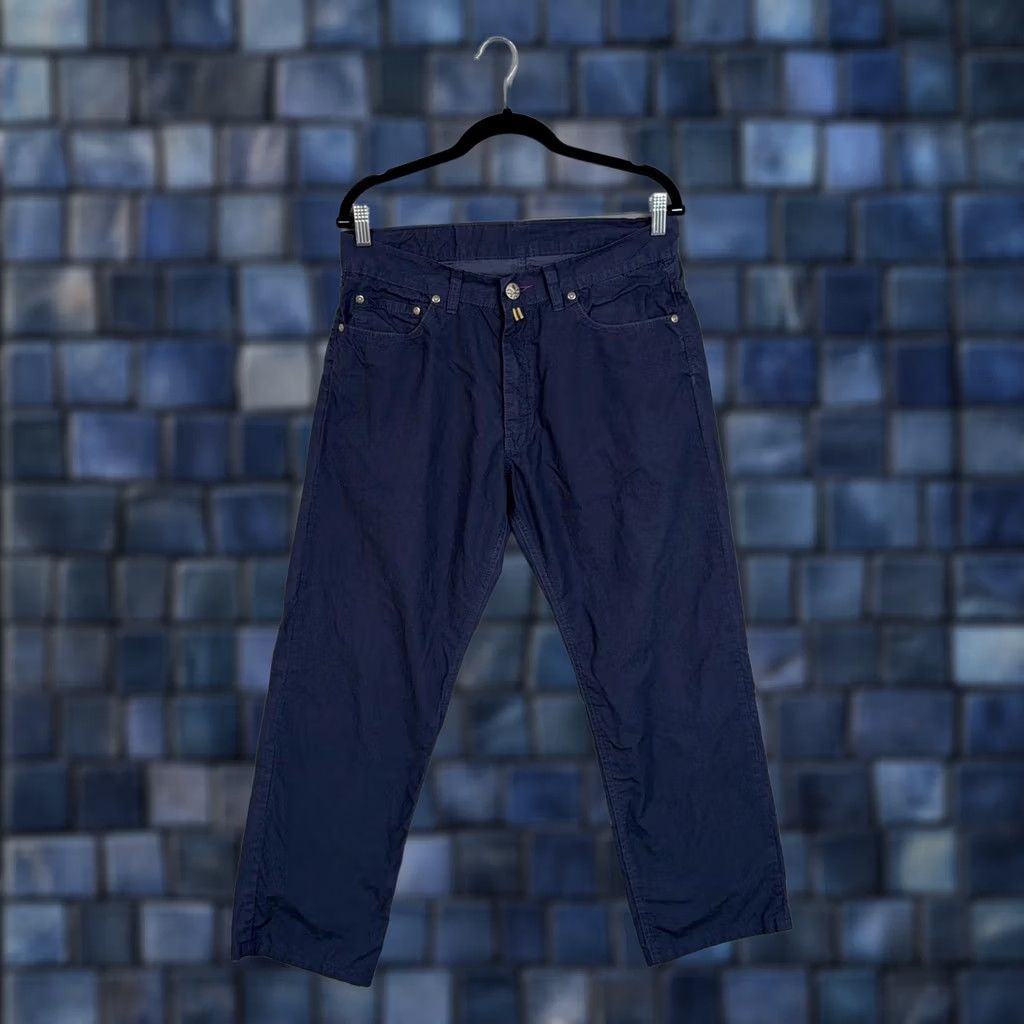 Vintage Scott James Pants Mens 32 Blue Cotton Chino 5 Pocket Lightweight Cropped Size US 32 / EU 48 - 1 Thumbnail