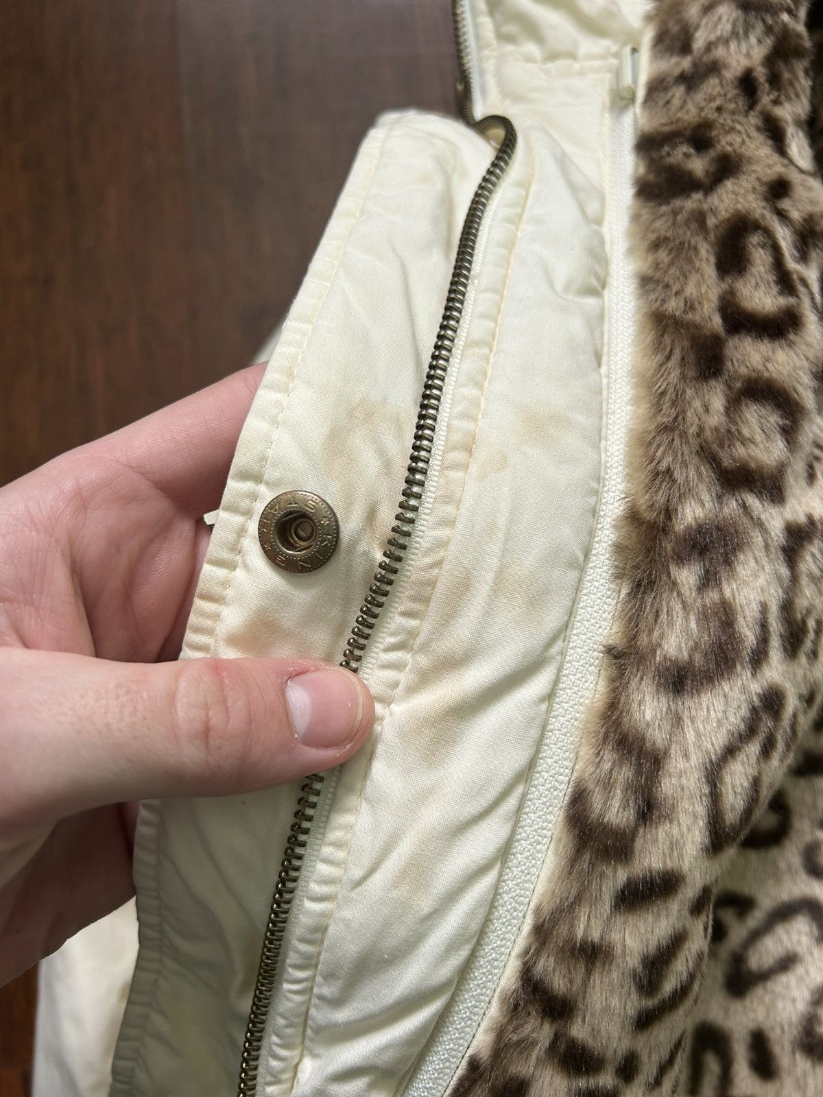 Miss Sixty Vintage Miss Sixty Leopard Fur Bomber Jacket Streetwear Sz M Size M / US 6-8 / IT 42-44 - 5 Thumbnail