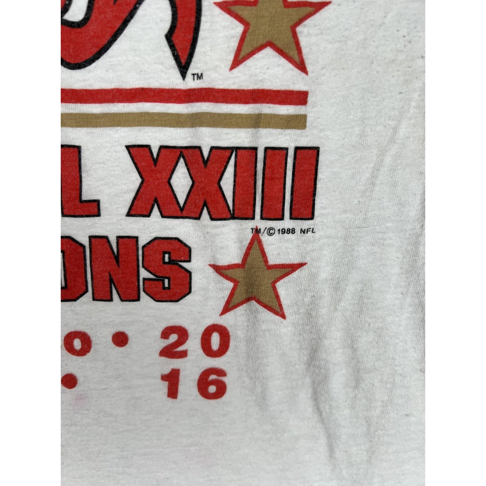 Vintage Vintage San Francisco 49ers Shirt Mens L/XL NFL Super Bowl X Size US L / EU 52-54 / 3 - 3 Thumbnail