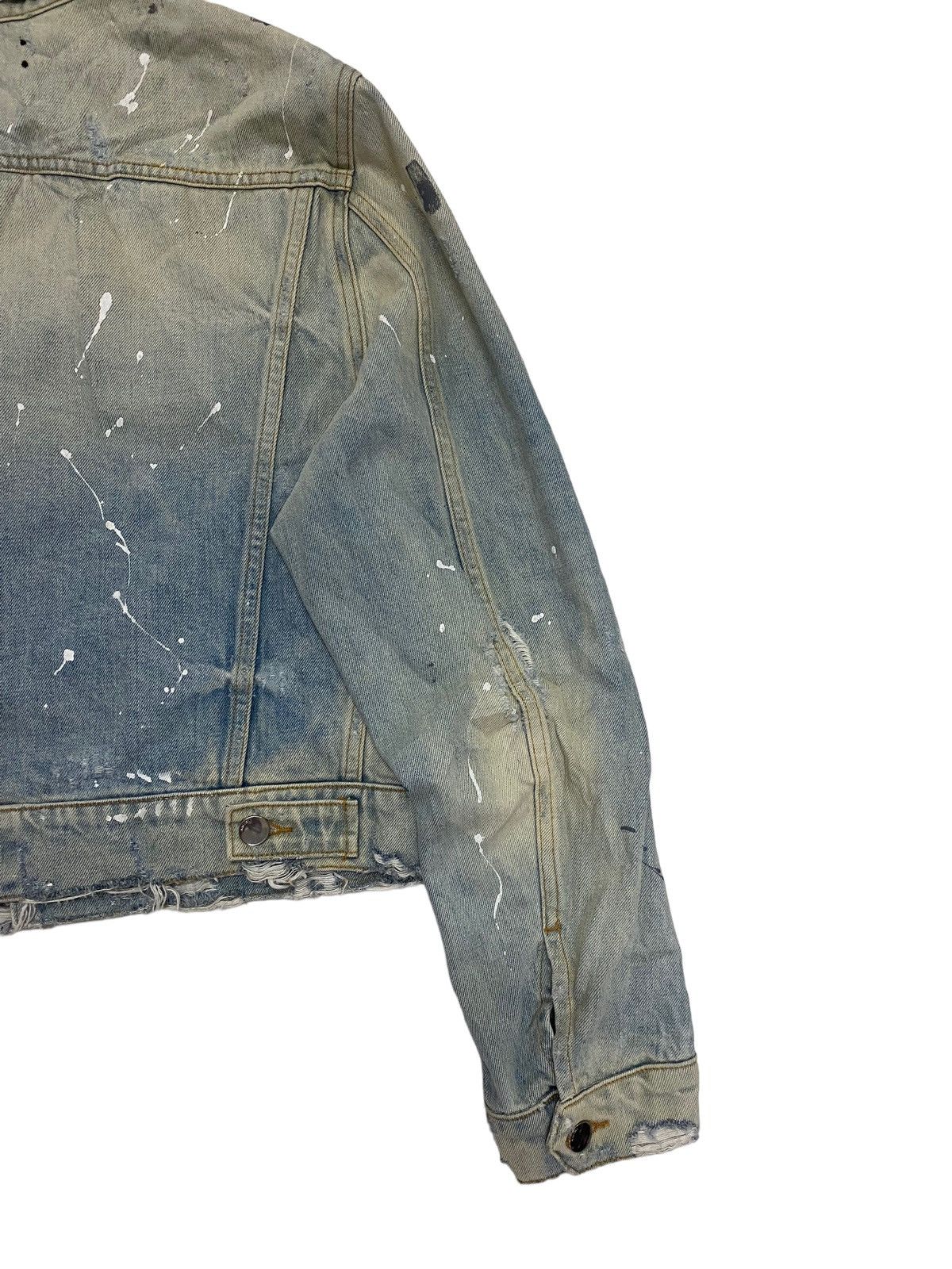 Amiri Amiri Destroy Trucker Denim Jacket Size US M / EU 48-50 / 2 - 9 Thumbnail