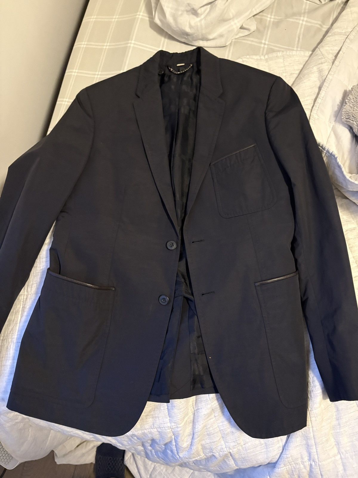 Burberry Burberry Vintage Archival Nylon Blazer Size 48R - 5 Thumbnail