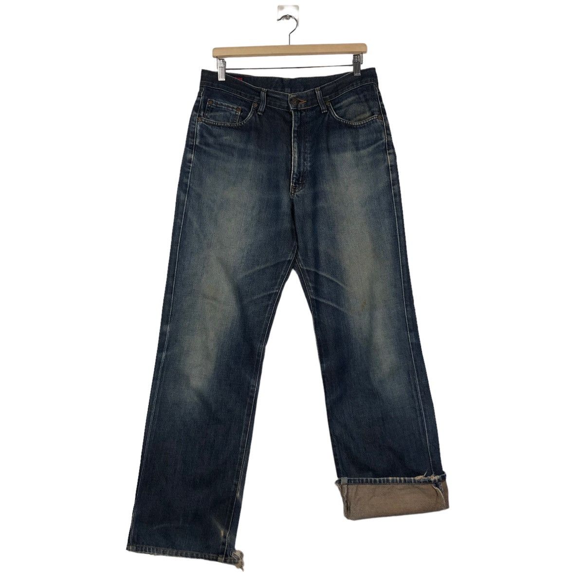 Edwin 🔥Vintage Edwin 503 Denim Jeans Flare Issey Miyake Size US 32 / EU 48 - 13 Thumbnail