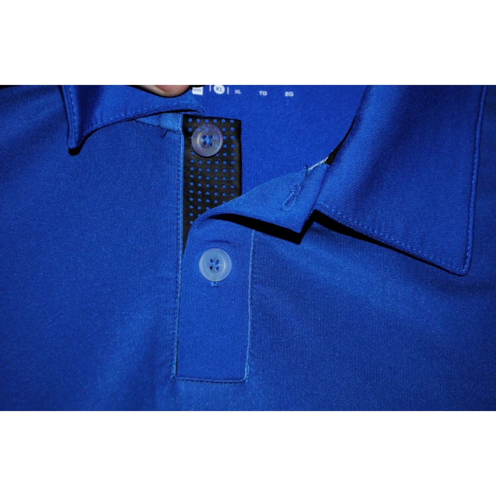Nike NIKE Golf POLO SHIRT MENS XL BLUE Tour Performance 80cm 62cm 80 62 2000s 90s Mens Size US XL / EU 56 / 4 - 4 Thumbnail