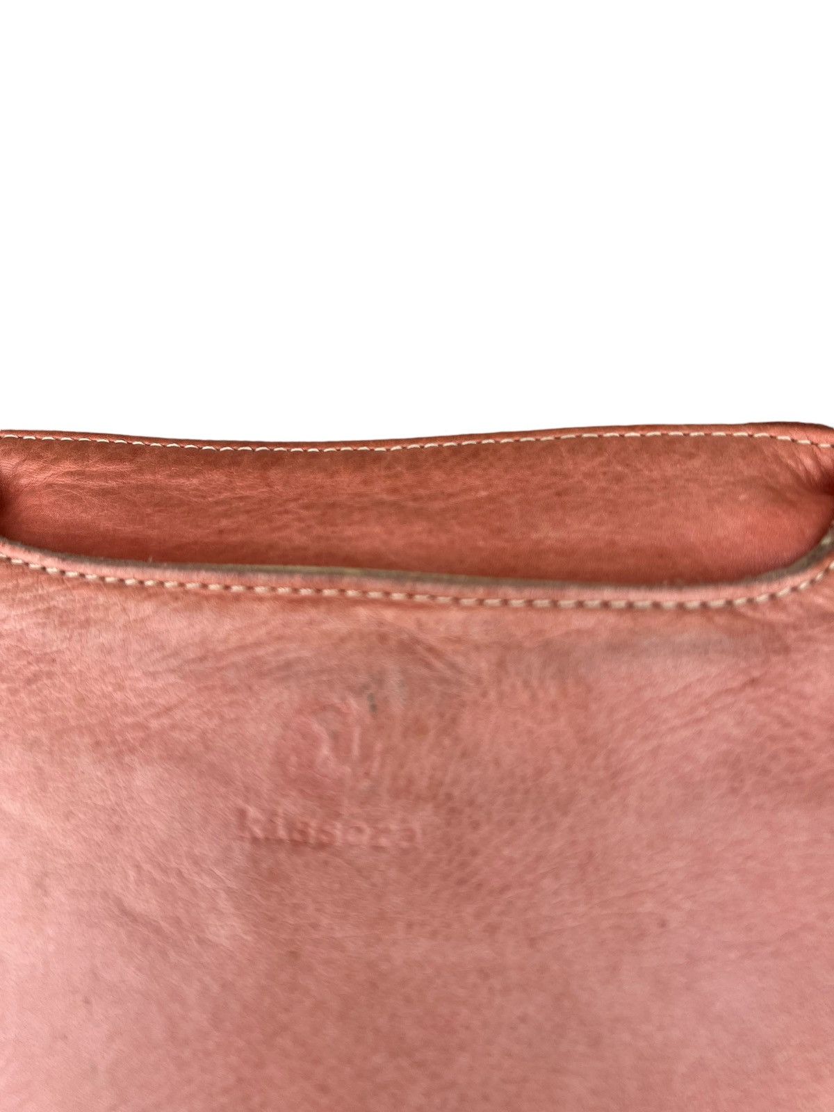 Leather Kissora Japan Muddy Patina Leather Sling Bag Size ONE SIZE - 8 Thumbnail