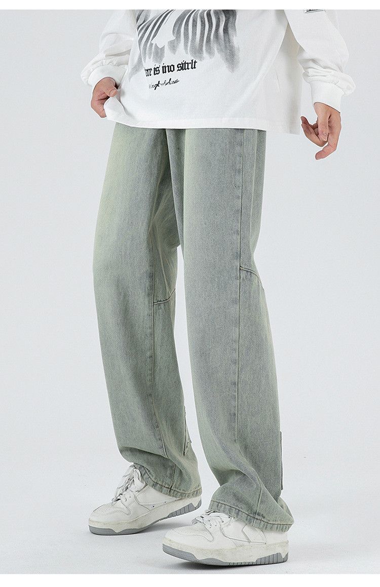 Japanese Brand × Jean Casual Heavy Wash Loose Straight Jeans Size US 32 / EU 48 - 1 Thumbnail