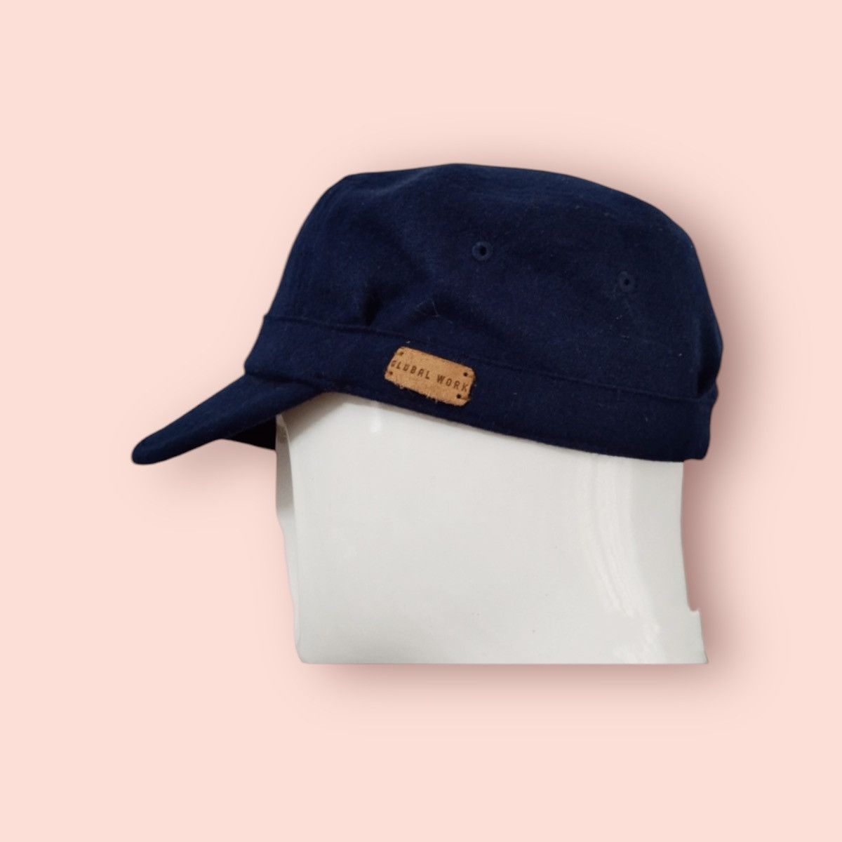 Global Work × Japanese Brand VINTAGE EDITION GLOBAL WORK ACRYLIC WOOLS ARMY CAP Size ONE SIZE - 2 Thumbnail