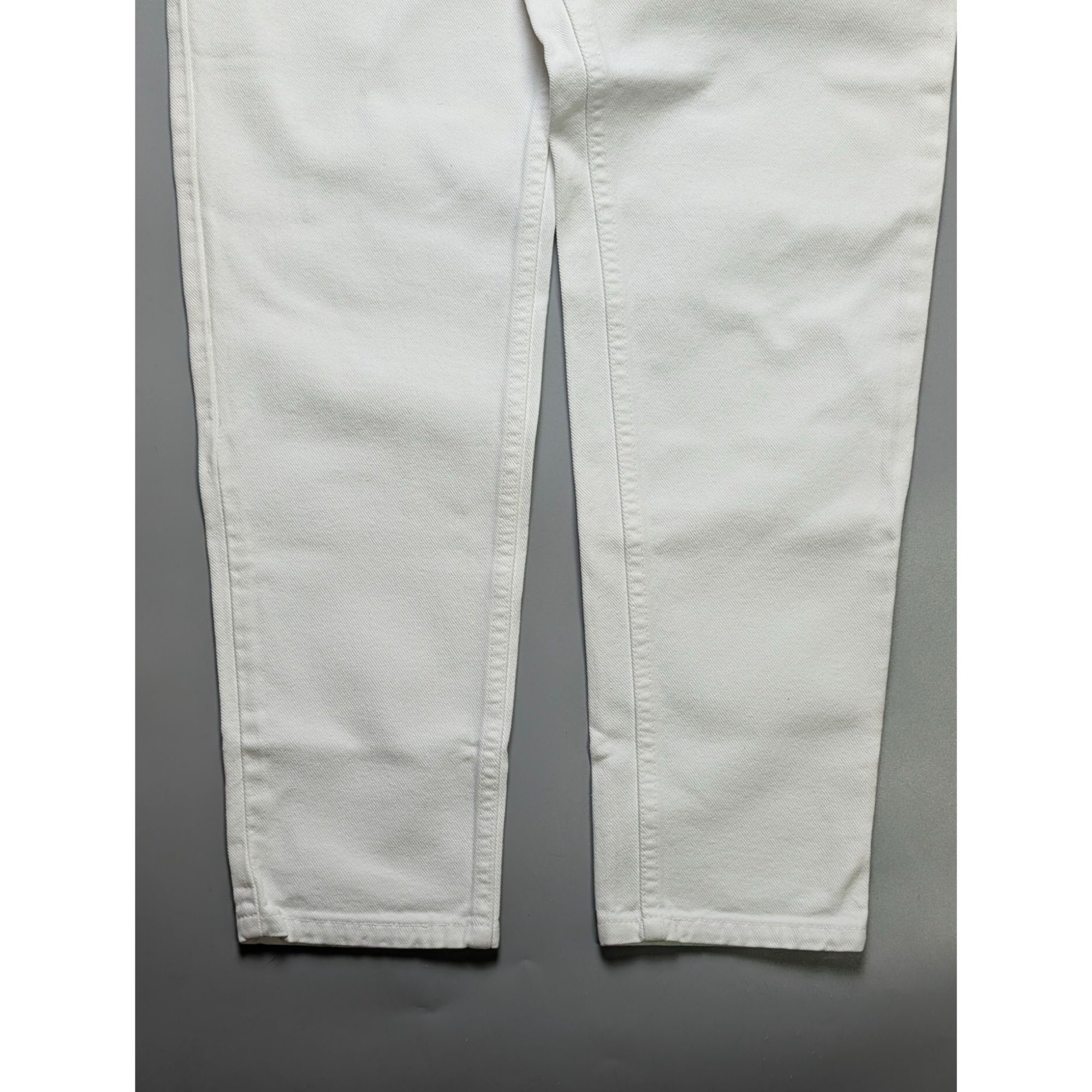 Levi's Levi's 550 Made in USA White Denim Jeans Pants Size 27" / US 4 / IT 40 - 2 Thumbnail