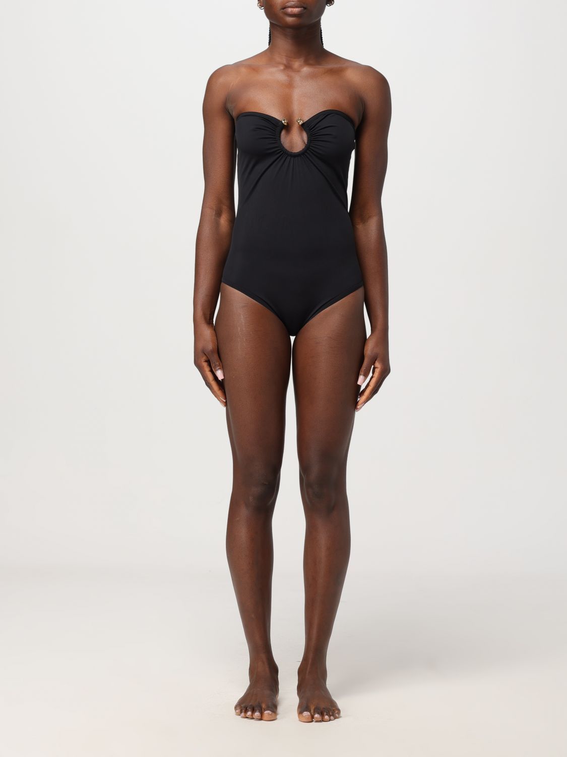 image of Bottega Veneta Swimsuit Woman Black, Women's (Size Medium)