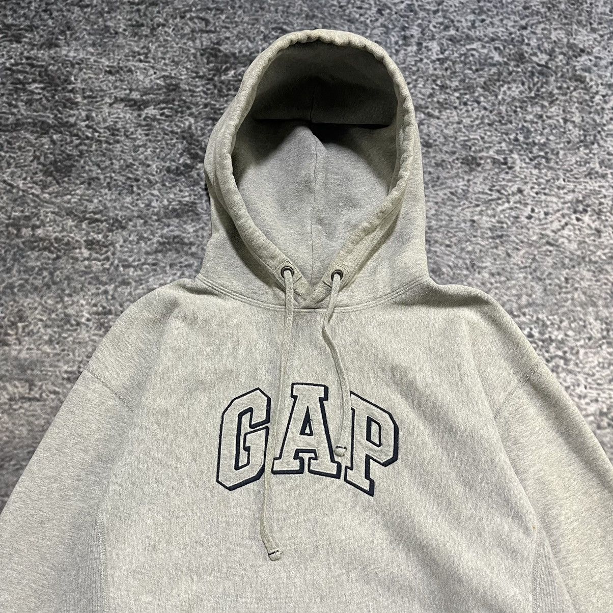 Gap Vintage Gap Logo Spell Out Gray Y2K 2000s Hoodie Sweatshirt Size US S / EU 44-46 / 1 - 4 Thumbnail