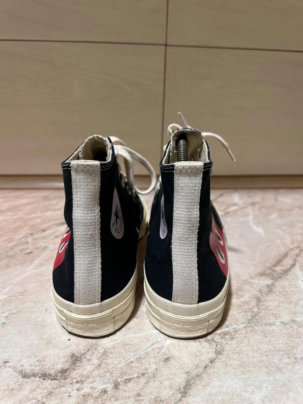 Converse Comme des Garçons PLAY x Converse Chuck 70 High-Top Sneaker Size US 9 / EU 42 - 6 Thumbnail