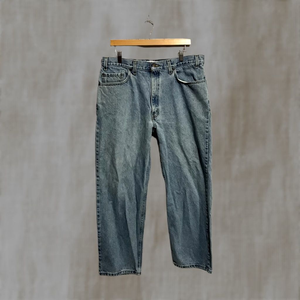 Levi's Levi's Jeans Signature Relaxed Fit Men W38 L30 Blue Denim Cotton Blend Button Closure N/A Regular Mens Size US 38 / EU 54 - 1 Thumbnail