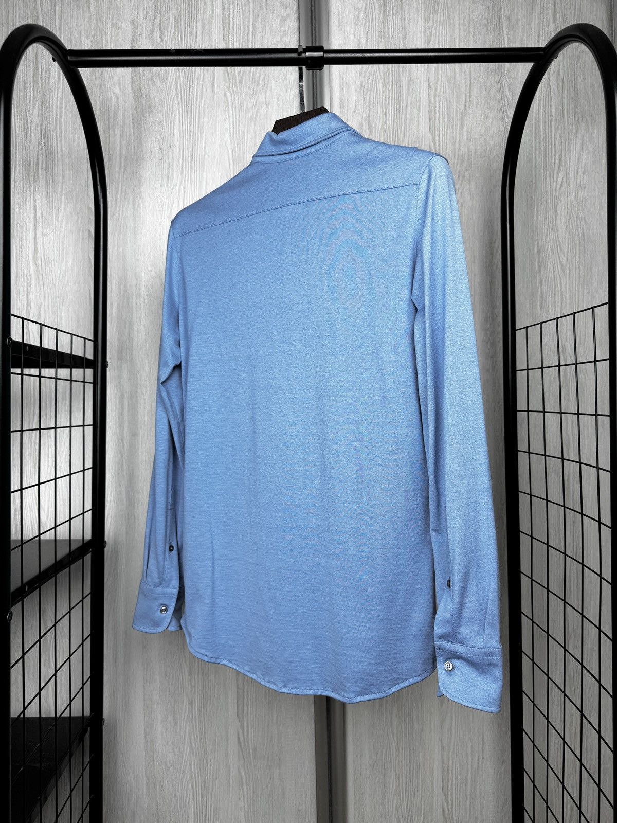 Other Luca Faloni Long Sleeve Shirt Silk-Cotton Sky Blue size S Size US S / EU 44-46 / 1 - 7 Thumbnail