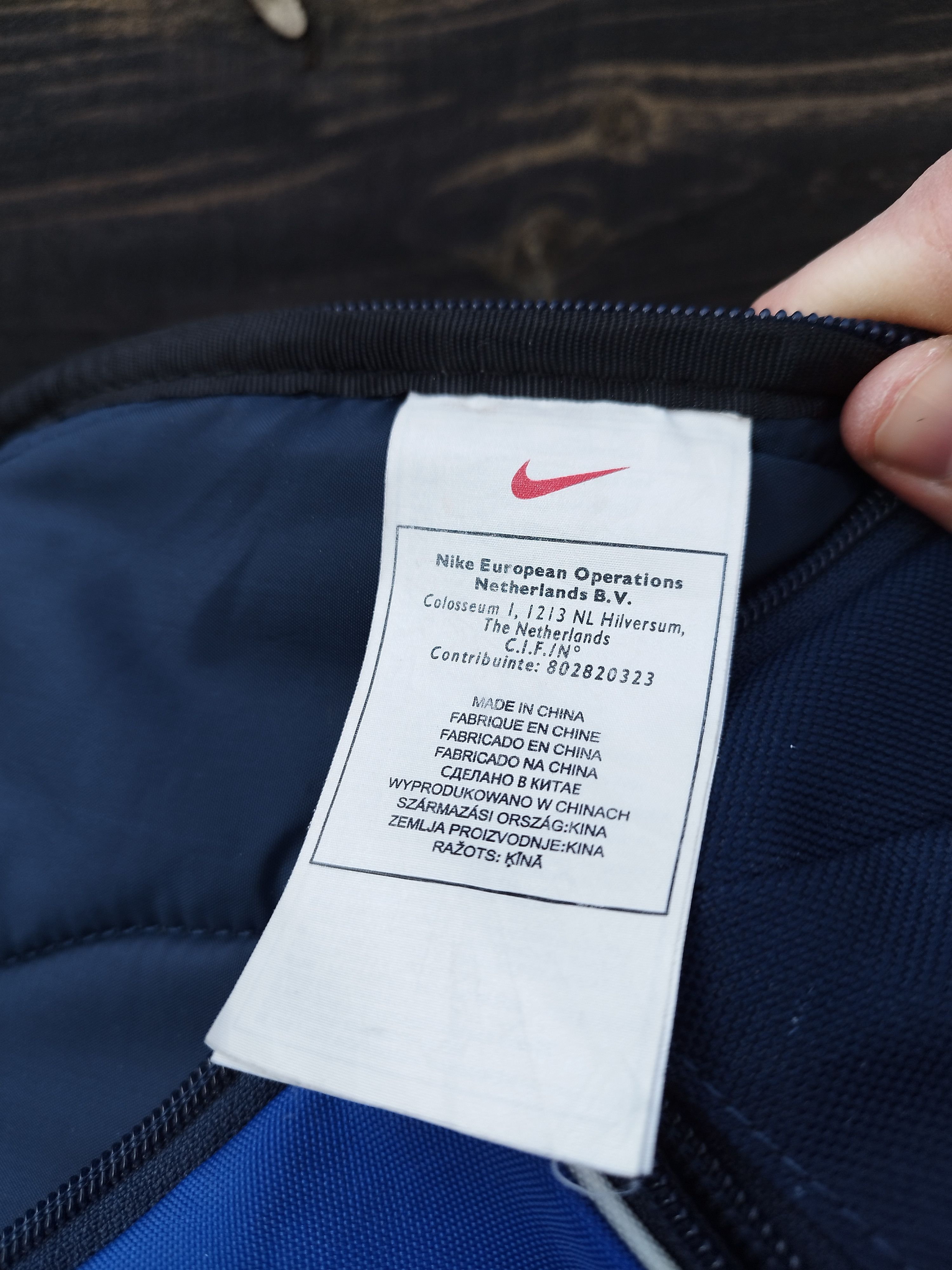 Nike Vintage Nike Y2K Blue Technical Backpack Center Swoosh Retro Size ONE SIZE - 12 Thumbnail