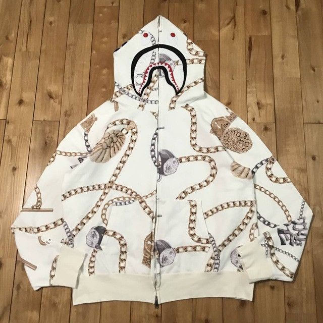 Bape 🔥2XL🔥 BAPE JEWELS SHARK FULL ZIP HOODIE a bathing ape XXL Size US XXL / EU 58 / 5 - 1 Thumbnail