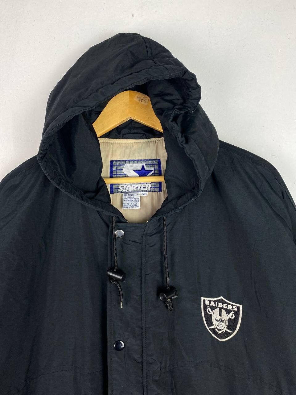 Starter vintage 90s NFL oakland raiders by starter jacket embroided Size US XL / EU 56 / 4 - 8 Thumbnail