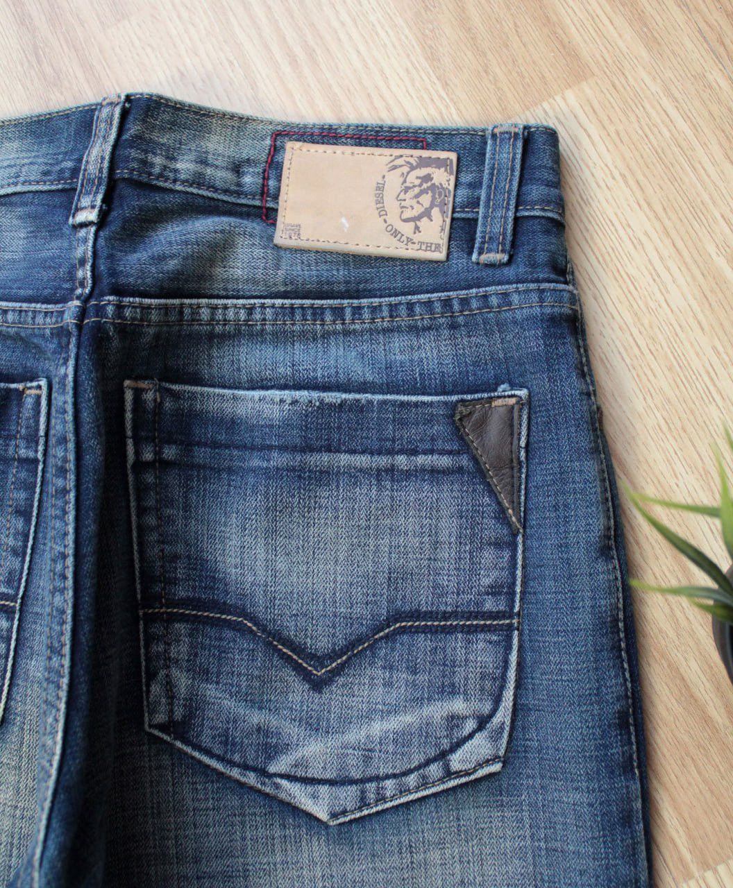 Diesel 🔥 Rare Diesel Washed Faded Denim Y2K Baggy Pants Japan Jeans Size US 32 / EU 48 - 3 Thumbnail