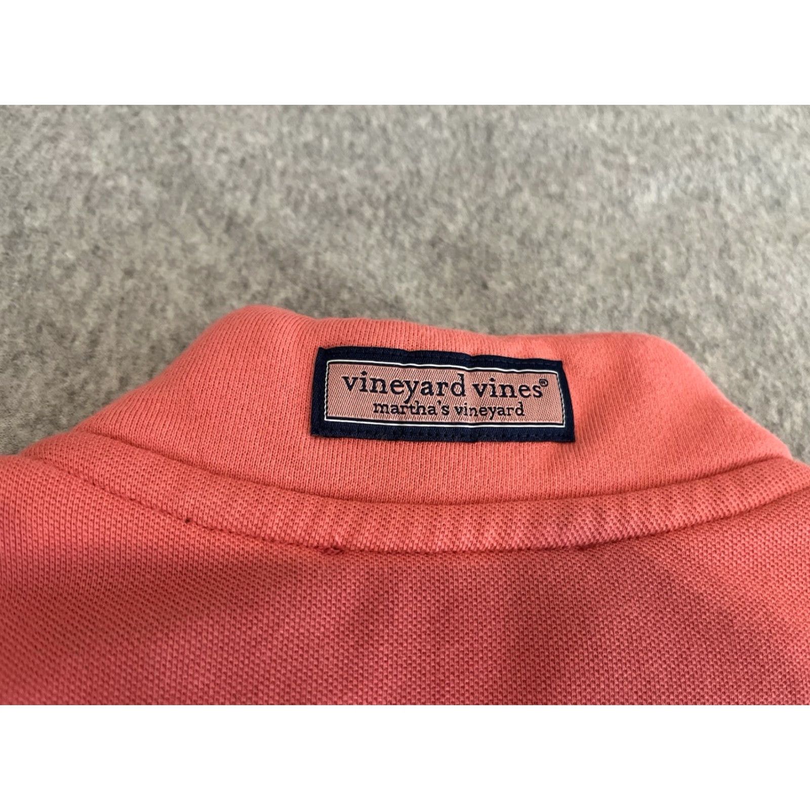Vineyard Vines VINEYARD VINES Collegiate Shep Quarter-Zip Pullover Long Sleeve Jetty Red Small Sweatshirt Mens S Pullover Zip Cotton Solid Size US S / EU 44-46 / 1 - 5 Thumbnail