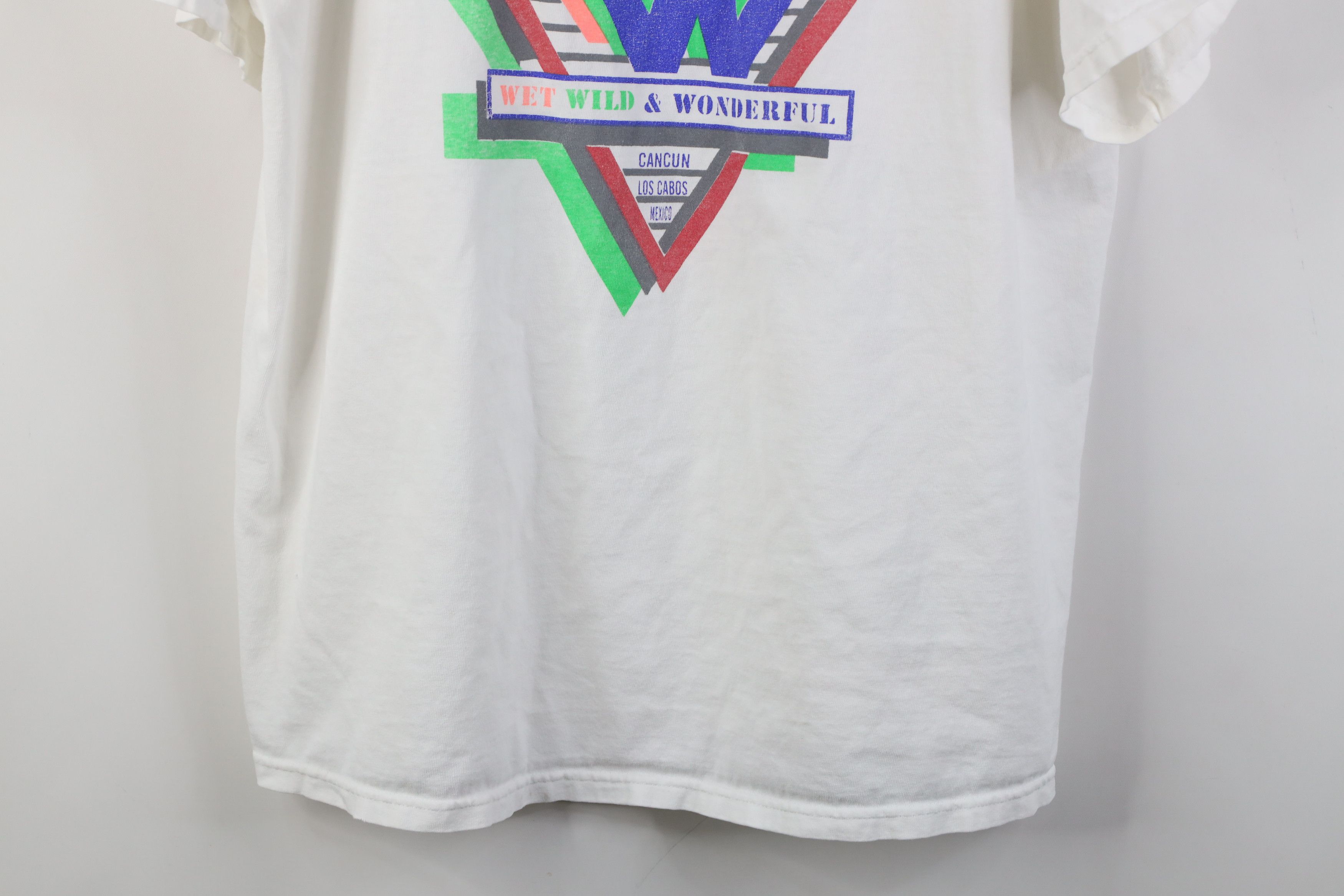 Vintage Vintage 90s Solaris Caribe Wet Wild Wonderful Resort T-Shirt Size US XL / EU 56 / 4 - 3 Thumbnail