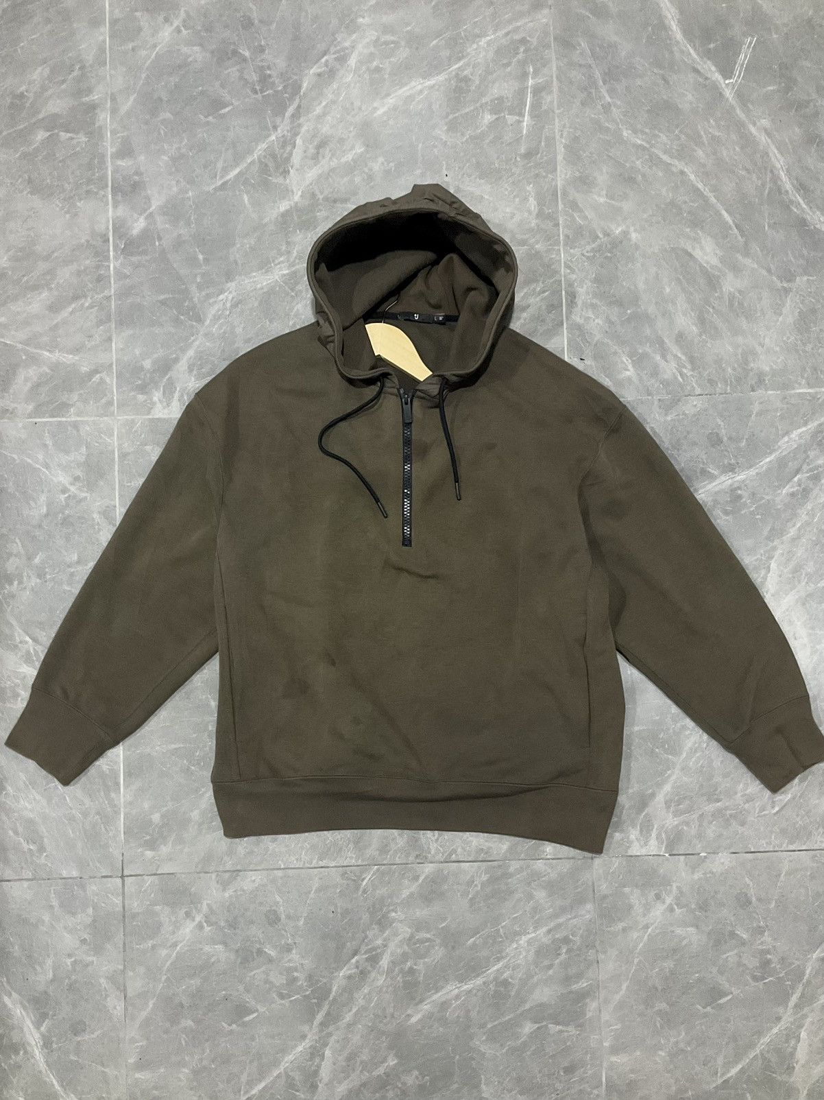 Jil Sander × Uniqlo Uniqlo x Jil Sander Half Zipper Hoodie Size US L / EU 52-54 / 3 - 4 Thumbnail