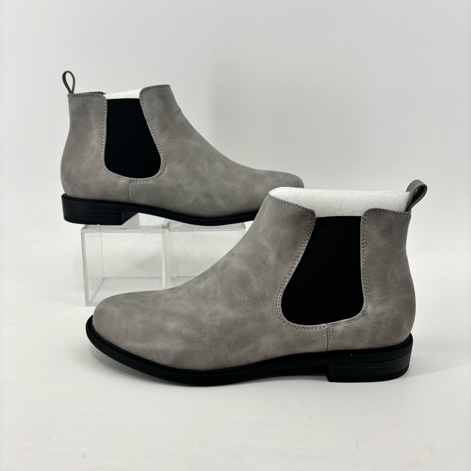 Other Anjoufemme Womens Size 6.5 Gray Chelsea Boots Ankle Boot Size US 6.5 / IT 36.5 - 3 Thumbnail