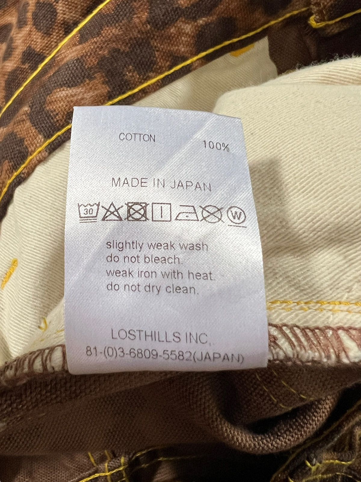 20471120 Strange Trip 🇯🇵 Leopard Print Flare Denim Size US 29 - 13 Thumbnail