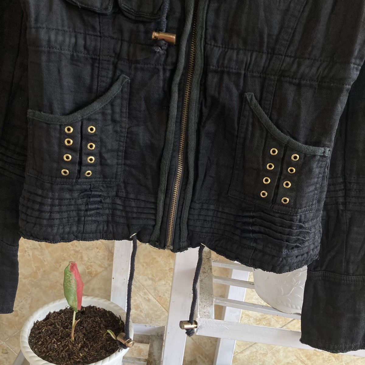 KMRii S-LAIRY - Bono Cargos Apocalypse Vkei Biker Jacket Japanese Size US S / EU 44-46 / 1 - 7 Thumbnail