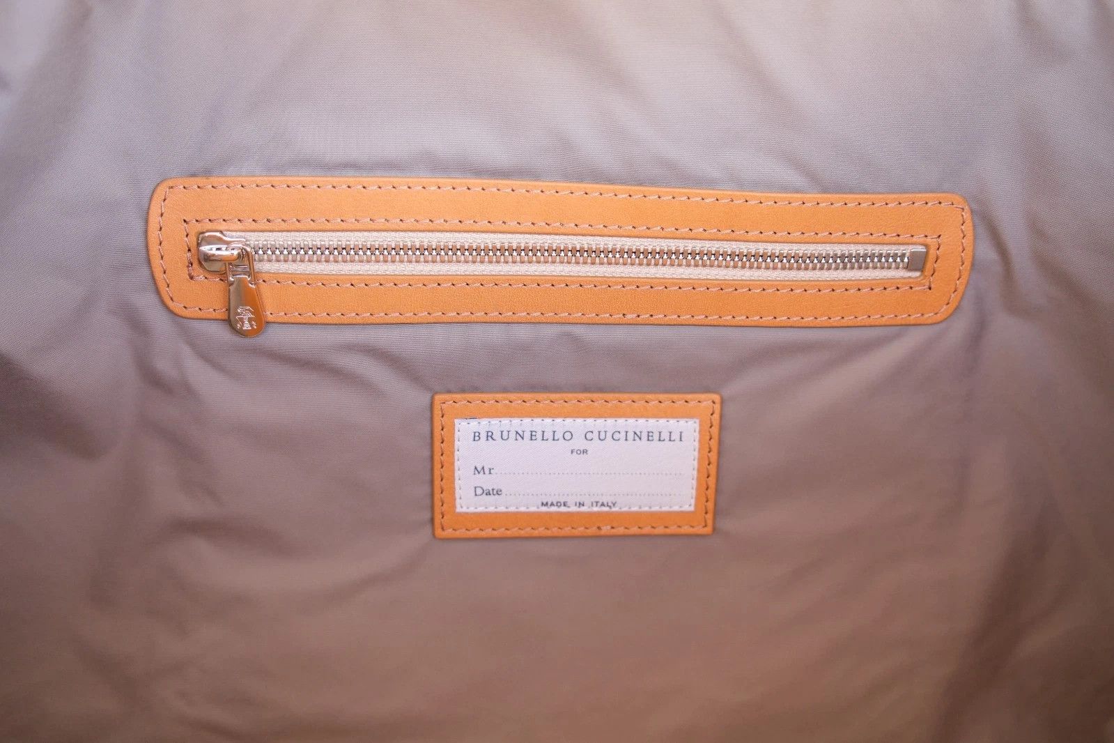 Brunello Cucinelli New Brunello Cucinelli Leather Vachetta Cowhide Country Size ONE SIZE - 6 Thumbnail