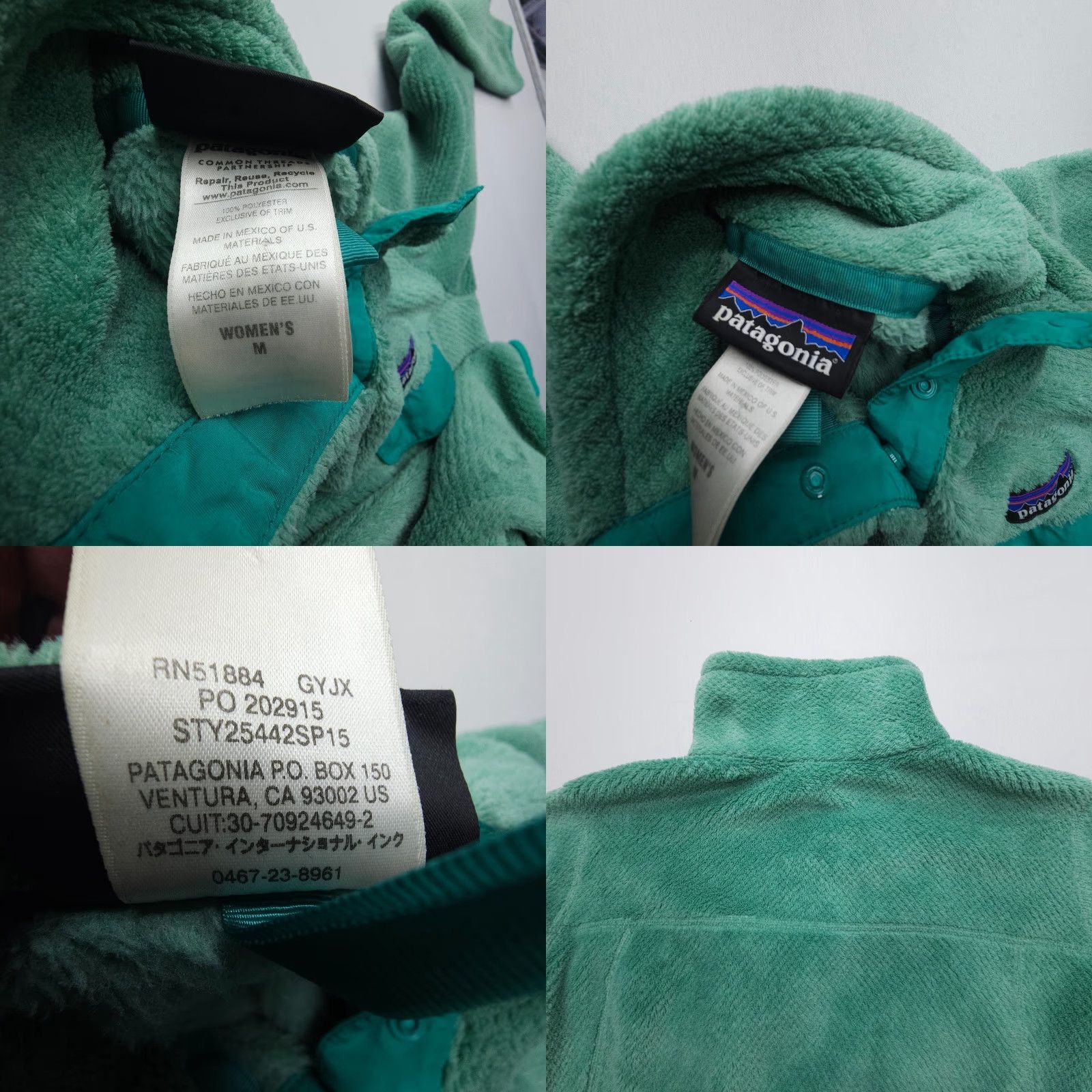 Patagonia Patagonia Re-Tool Snap-T Pullover Jacket Women's Medium Fleece Green Logo Pocket Casual Outdoor Vintage: No Size M / US 6-8 / IT 42-44 - 8 Thumbnail