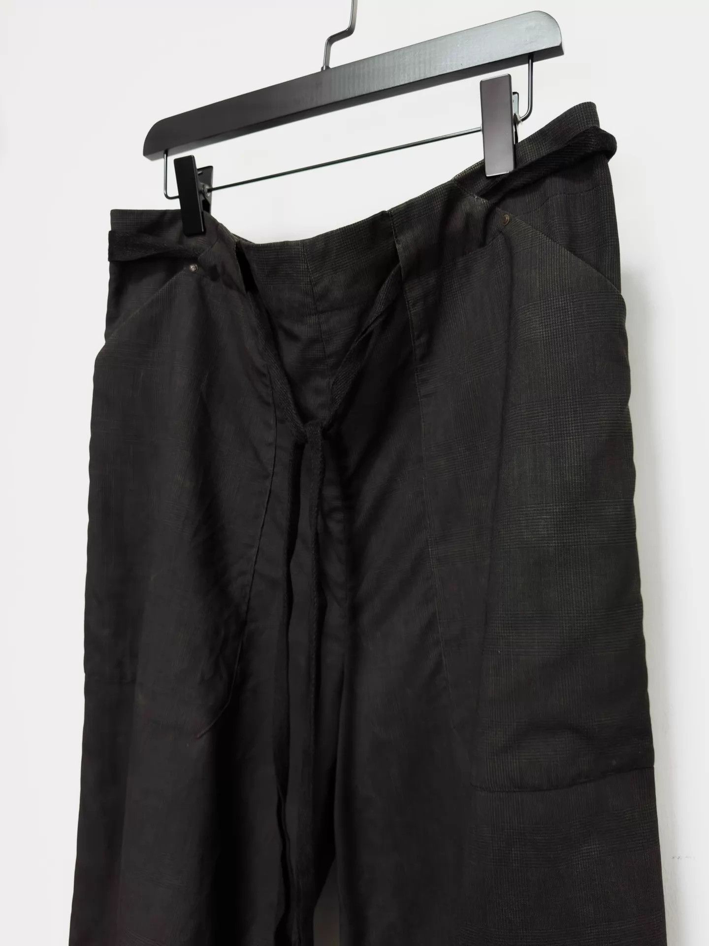 Biek Verstappen BIEK VERSTAPPEN Handmade Wool Wide-Leg Trousers Size US 32 / EU 48 - 6 Thumbnail