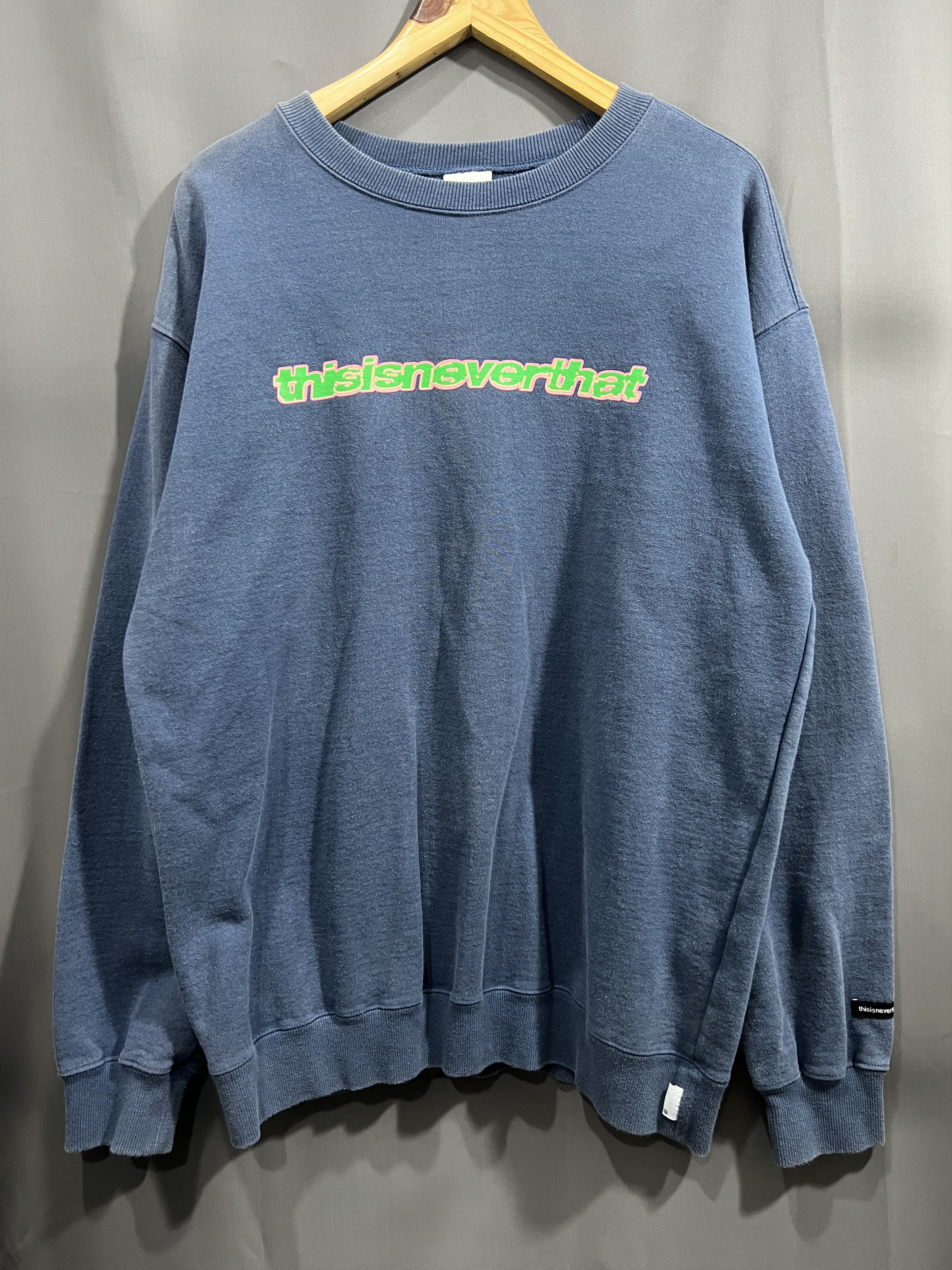 thisisneverthat Thisisneverthat Box Logo Streetwear Sweatshirt (M) JKA186 Size US M / EU 48-50 / 2 - 1 Thumbnail