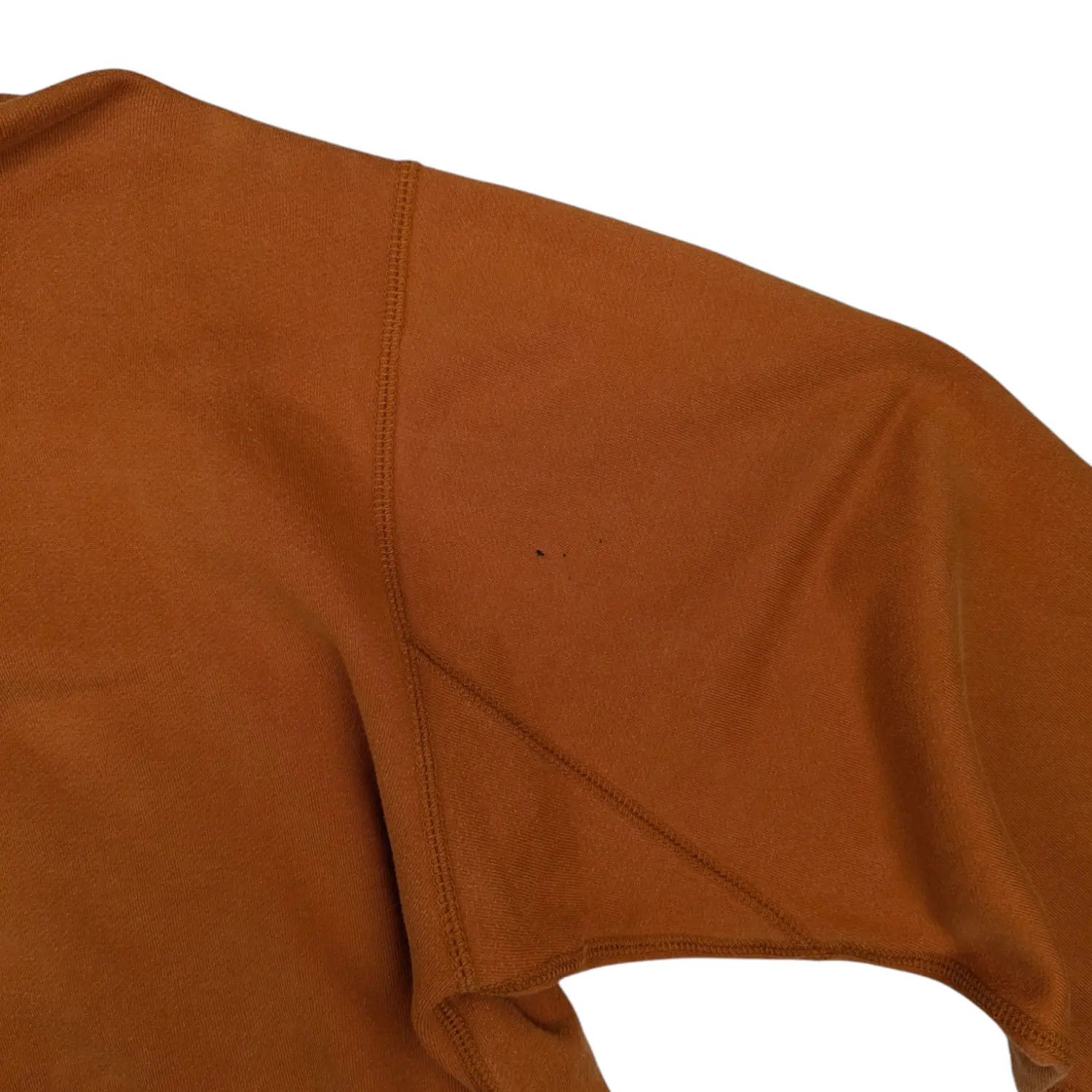 Japanese Brand × Uniqlo × Vintage Vintage 2000's UNIQLO Orange Plain Hoodie Jumper Sweatshirt Size US XL / EU 56 / 4 - 9 Thumbnail