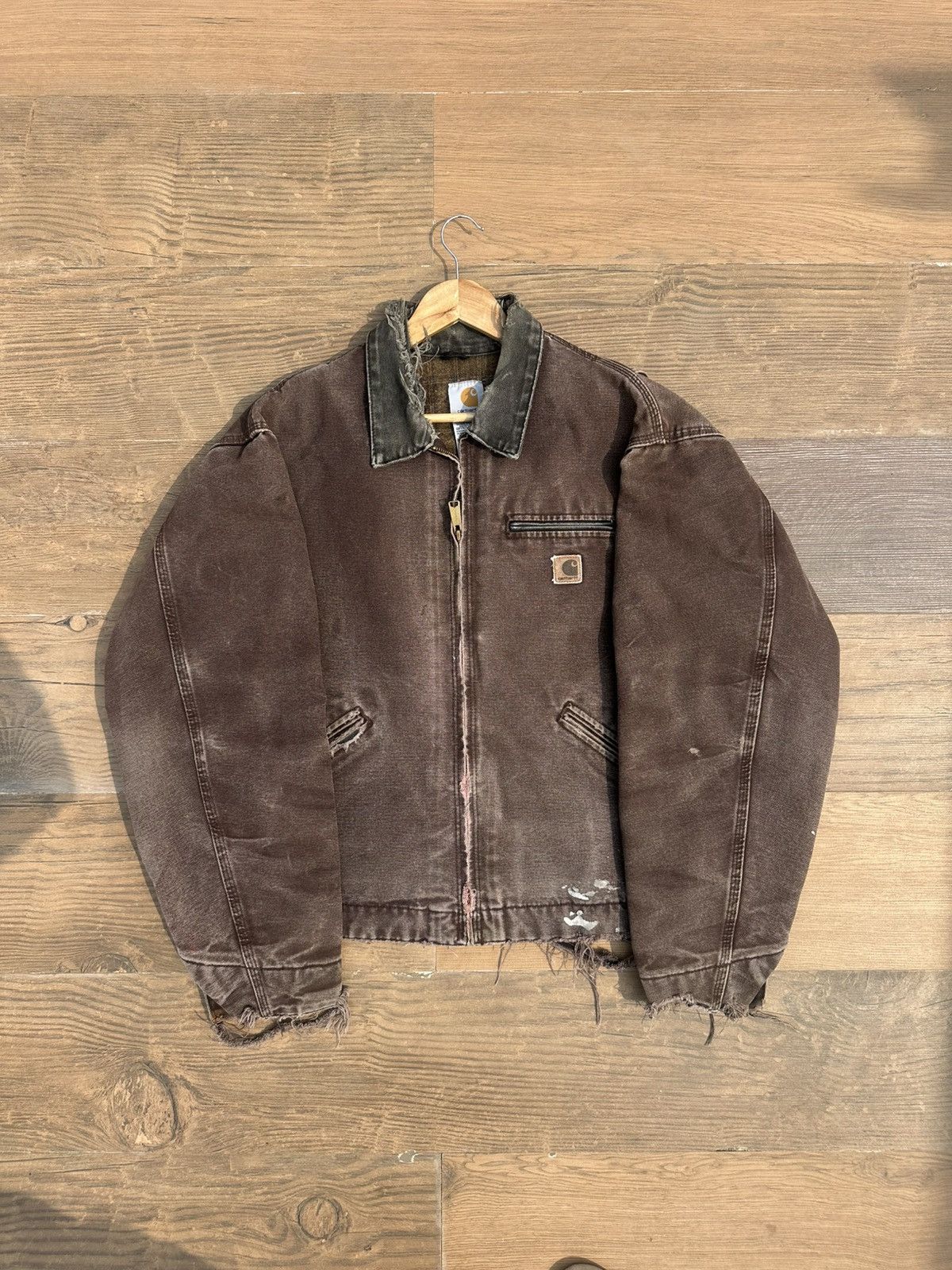 Carhartt Carhartt Detroit Jacket - DKB (Dark Brown) Size US XL / EU 56 / 4 - 1 Thumbnail