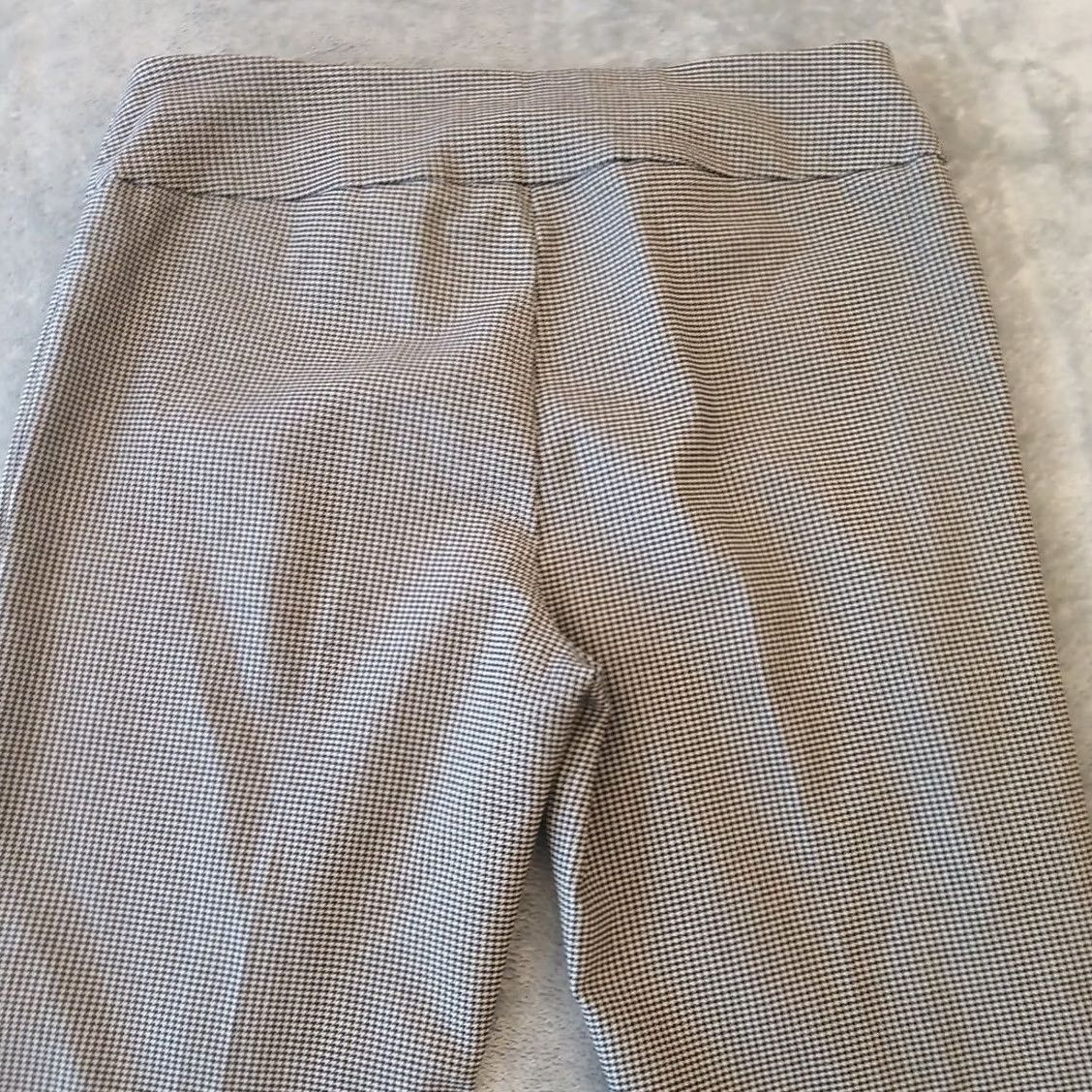Vintage Zac & Rachel Pants Womens 14P Gray Ankle Size Black Houndstooth Pull Stretch Size 36" / US 14 / IT 50 - 7 Thumbnail